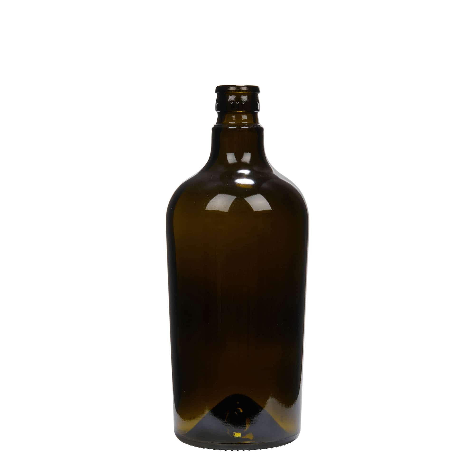 Μπουκάλι για ξίδι/λάδι 'Oleum' 750 ml, γυάλινο, πράσινο αντικέ, στόμιο: DOP Μπουκάλι για ξίδι/λάδι 'Oleum' 750 ml, γυάλινο, πράσινο αντικέ, στόμιο: DOP