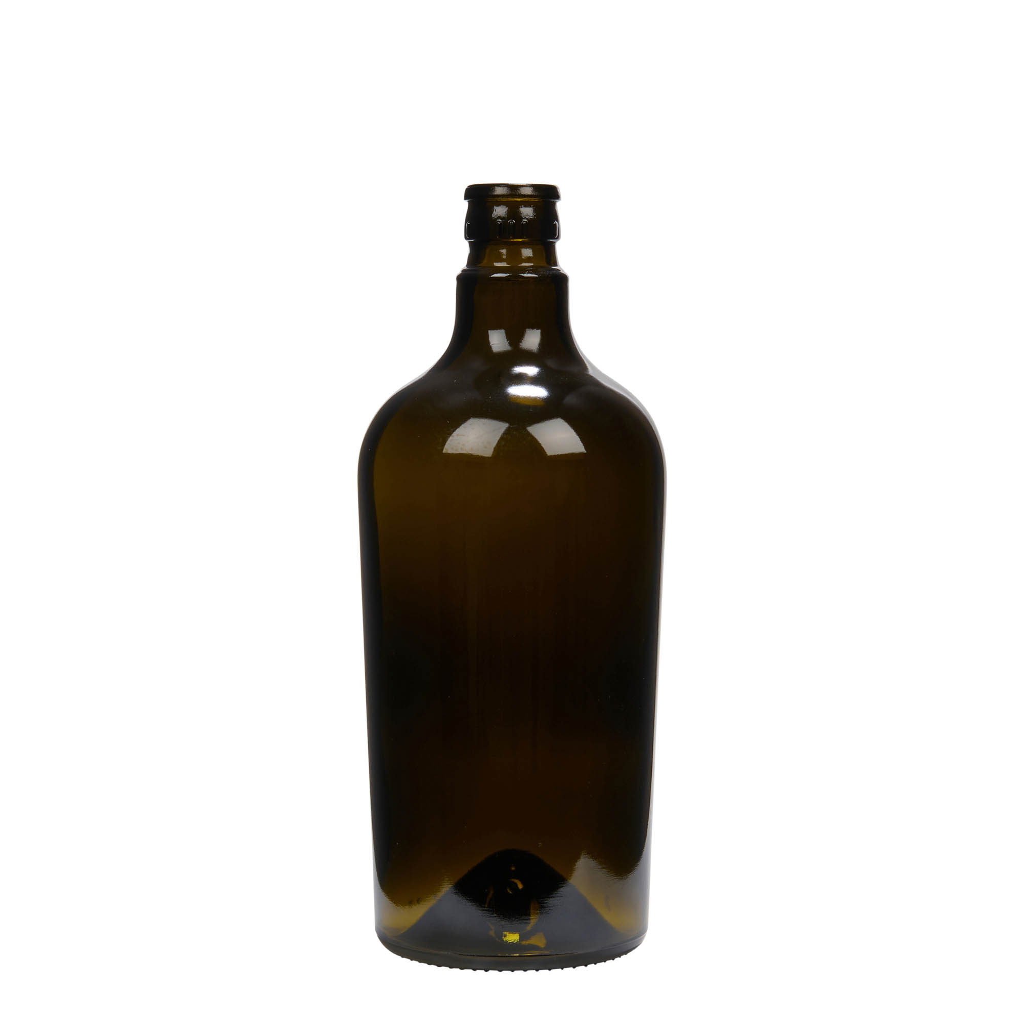 Μπουκάλι για ξίδι/λάδι 'Oleum' 750 ml, γυάλινο, πράσινο αντικέ, στόμιο: DOP