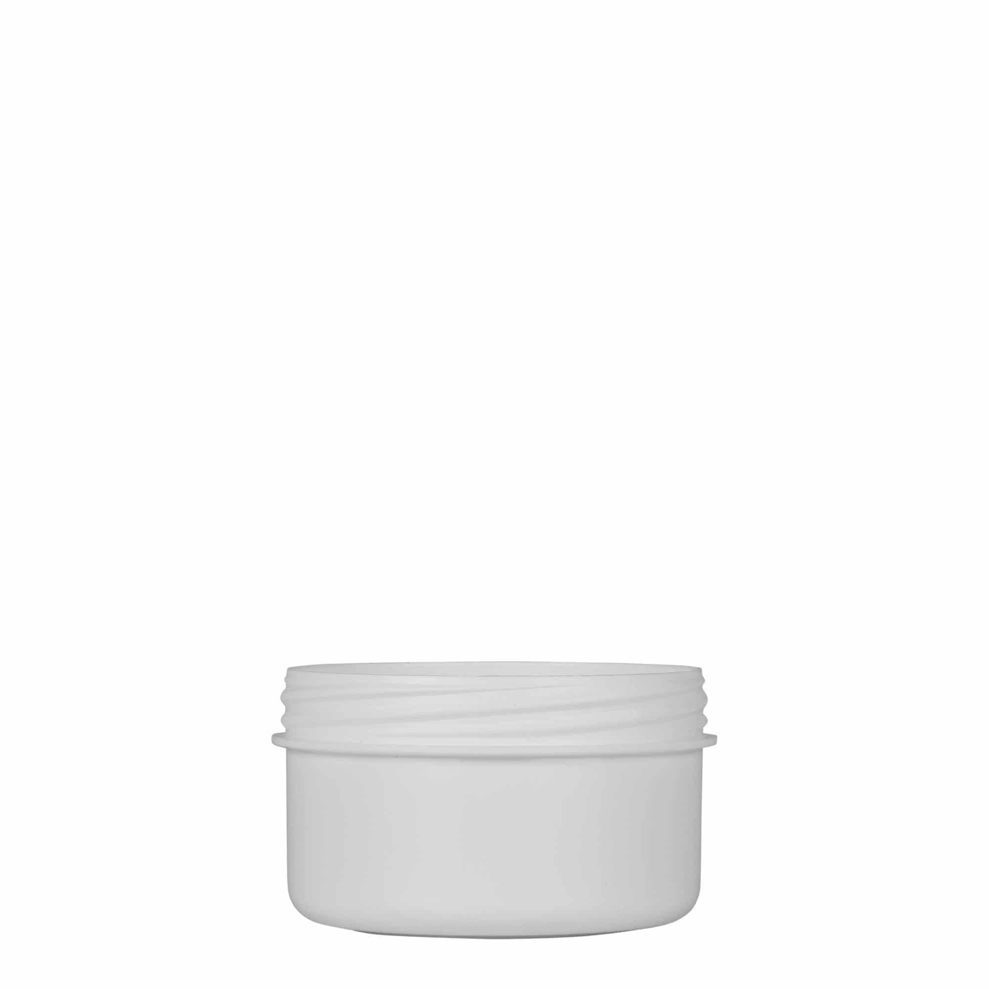Πλαστικό βάζο 'White Line' 60 ml, PP, λευκό, στόμιο: βιδωτό πώμα Πλαστικό βάζο 'White Line' 60 ml, PP, λευκό, στόμιο: βιδωτό πώμα