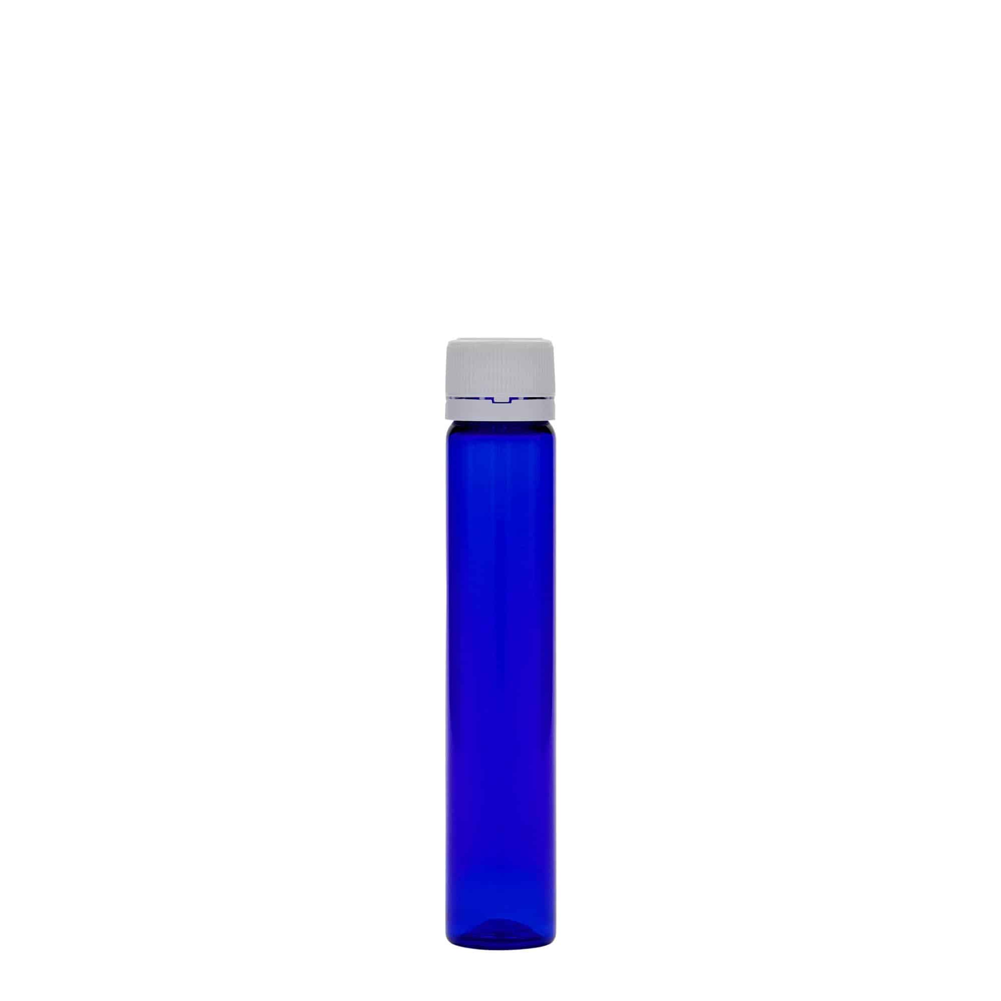 Κύλινδρος PET 25 ml, πλαστικός, μπλε ρουά, στόμιο: βιδωτό πώμα