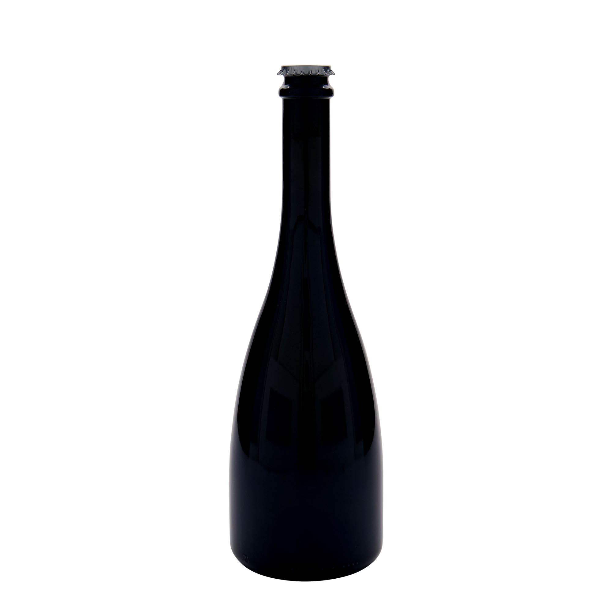 Μπουκάλι μπύρας/σαμπάνιας 'Tosca' 750 ml, γυάλινο, πράσινο αντικέ, στόμιο: μεταλλική τάπα