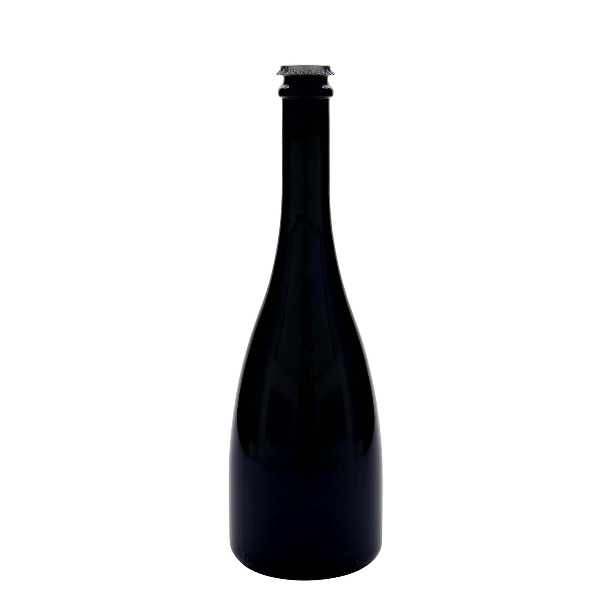 Μπουκάλι μπύρας/σαμπάνιας 'Tosca' 750 ml, γυάλινο, πράσινο αντικέ, στόμιο: μεταλλική τάπα