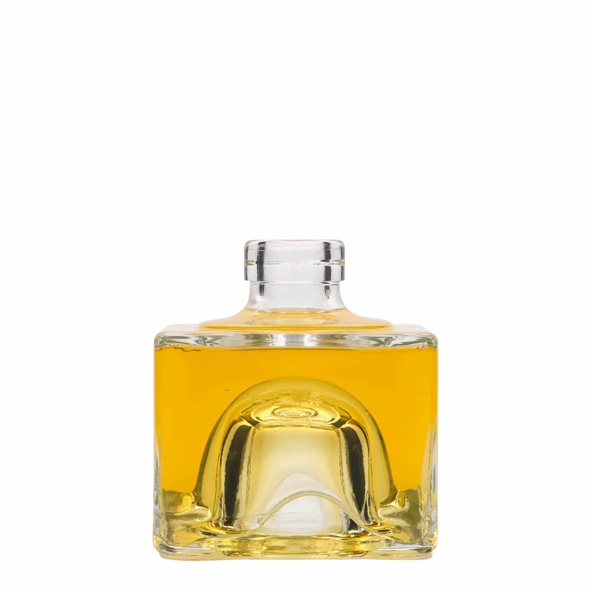 Γυάλινο μπουκάλι 'Cocolores' 200 ml, τετράγωνο, στόμιο: φελλός