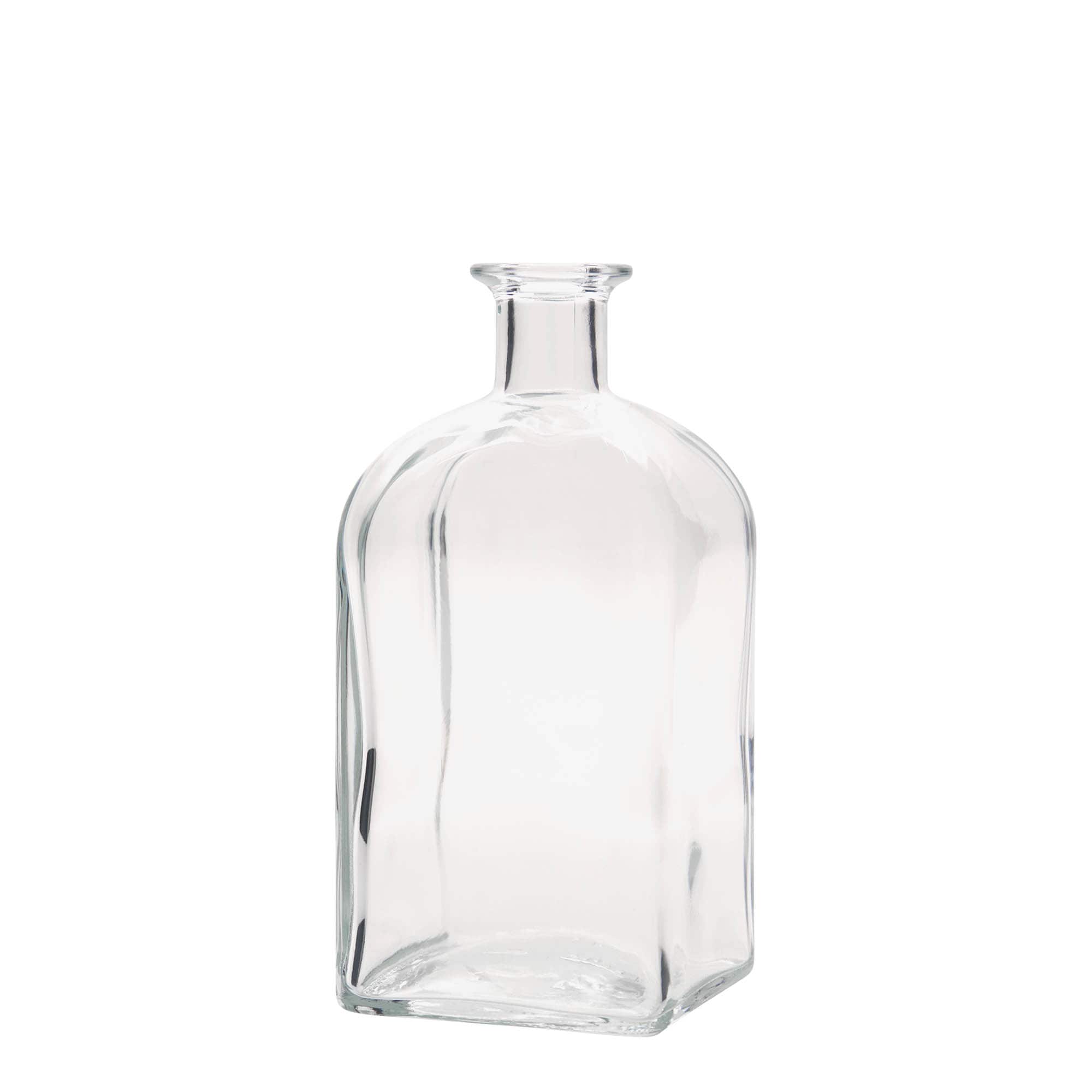 700 ml γυάλινο μπουκάλι Apotheker Carré, τετράγωνο, στόμιο: φελλός