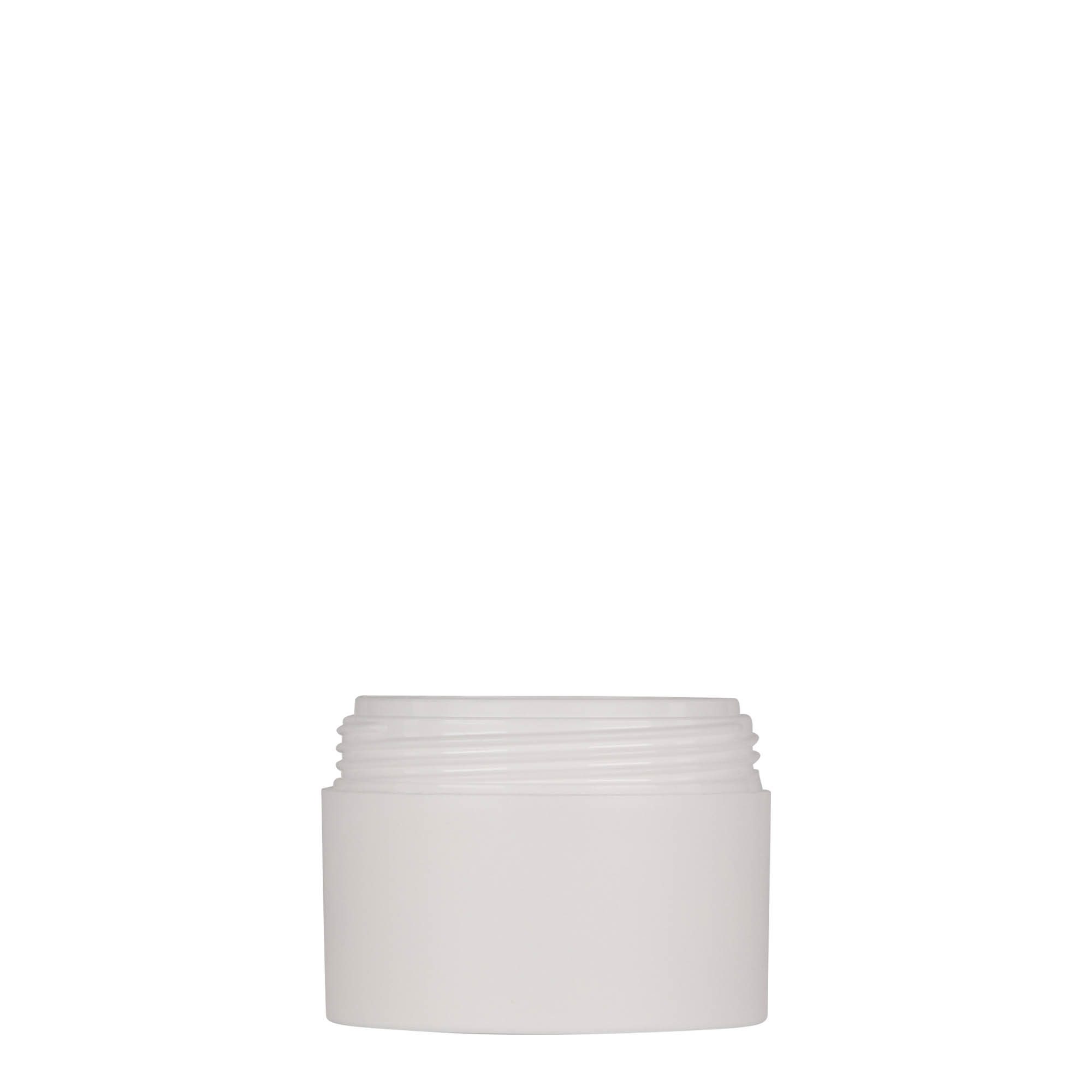 50 ml πλαστικό δοχείο 'Antonella', PP, λευκό, στόμιο: βιδωτό καπάκι