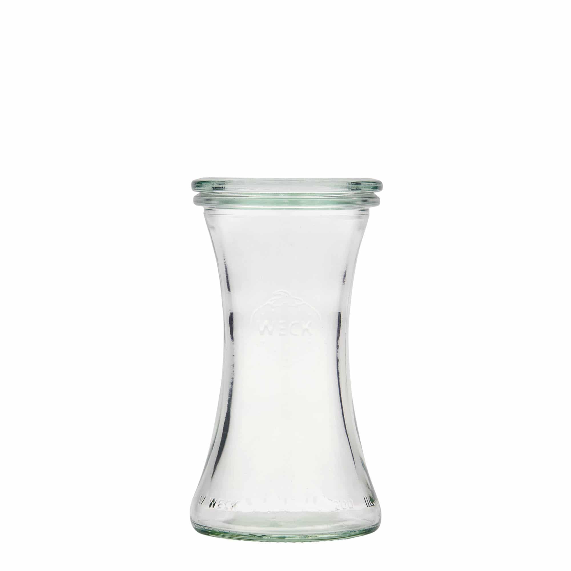 Βάζο για εκλεκτά τρόφιμα WECK 200 ml, στόμιο: στρογγυλεμένο χείλος Βάζο για εκλεκτά τρόφιμα WECK 200 ml, στόμιο: στρογγυλεμένο χείλος