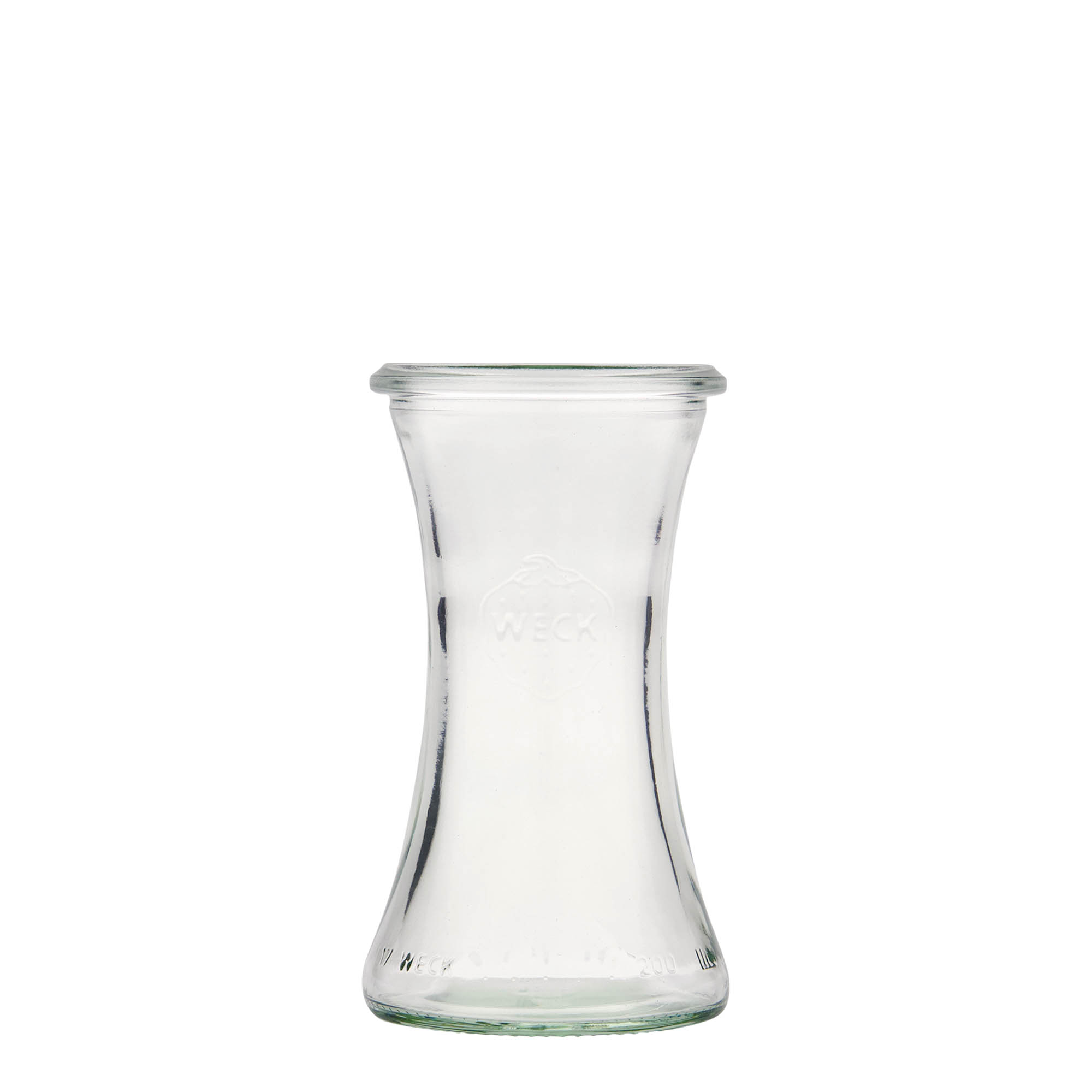 Βάζο για εκλεκτά τρόφιμα WECK 200 ml, στόμιο: στρογγυλεμένο χείλος Βάζο για εκλεκτά τρόφιμα WECK 200 ml, στόμιο: στρογγυλεμένο χείλος
