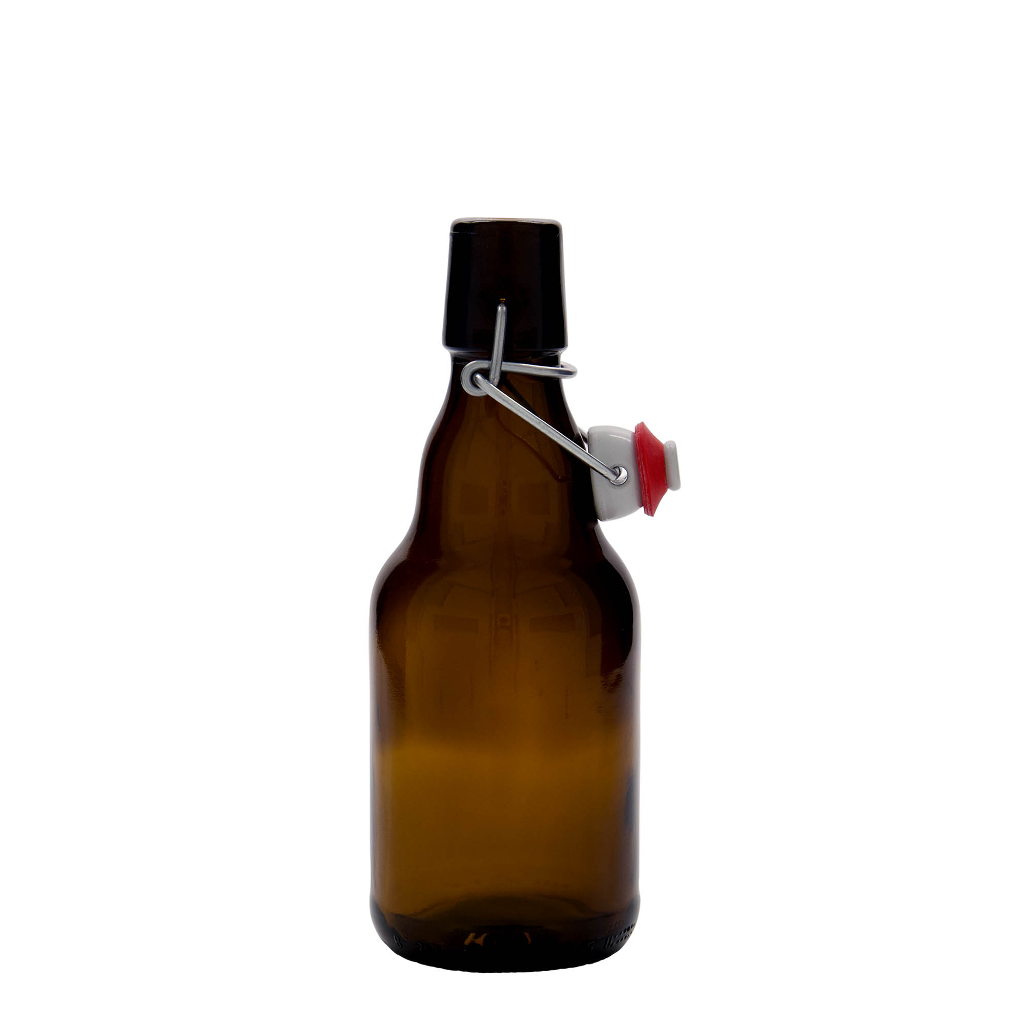 Μπουκάλι μπύρας 'Steinie' 330 ml, γυάλινο, καφέ, στόμιο: μηχανικό πώμα Μπουκάλι μπύρας 'Steinie' 330 ml, γυάλινο, καφέ, στόμιο: μηχανικό πώμα