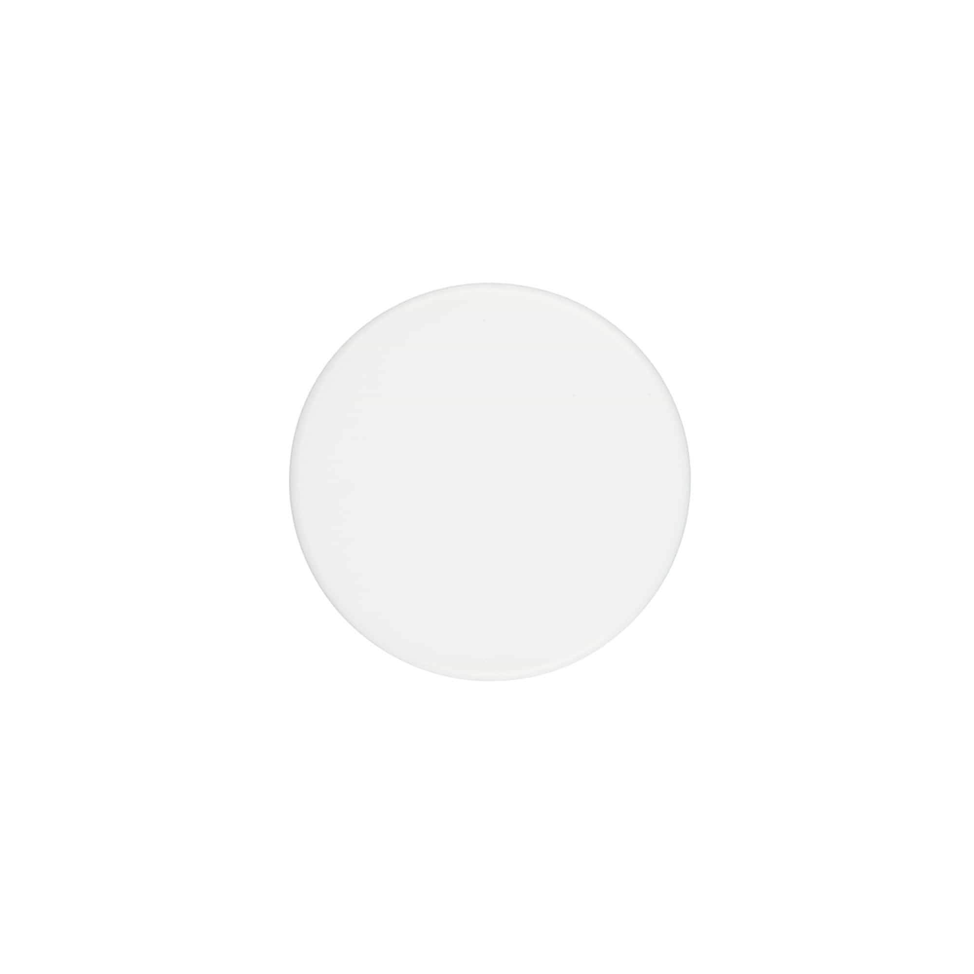 Βιδωτό καπάκι για 60 ml 'Brown Line', πλαστικό HPM, λευκό
