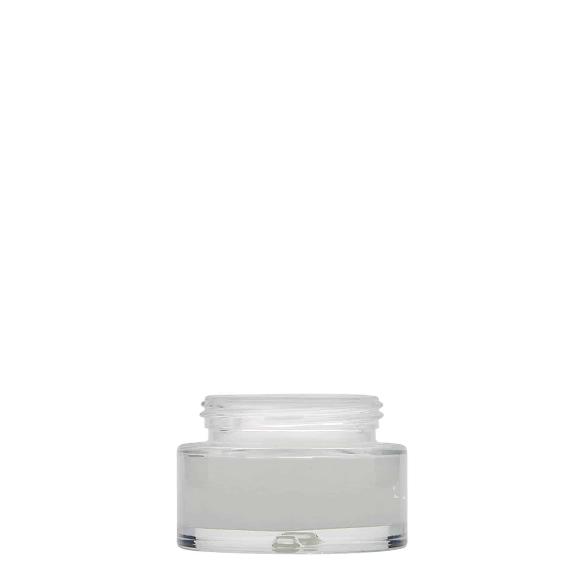 Βάζο για καλλυντικά 'Clear Edition' 30 ml, γυάλινο, στόμιο: βιδωτό πώμα