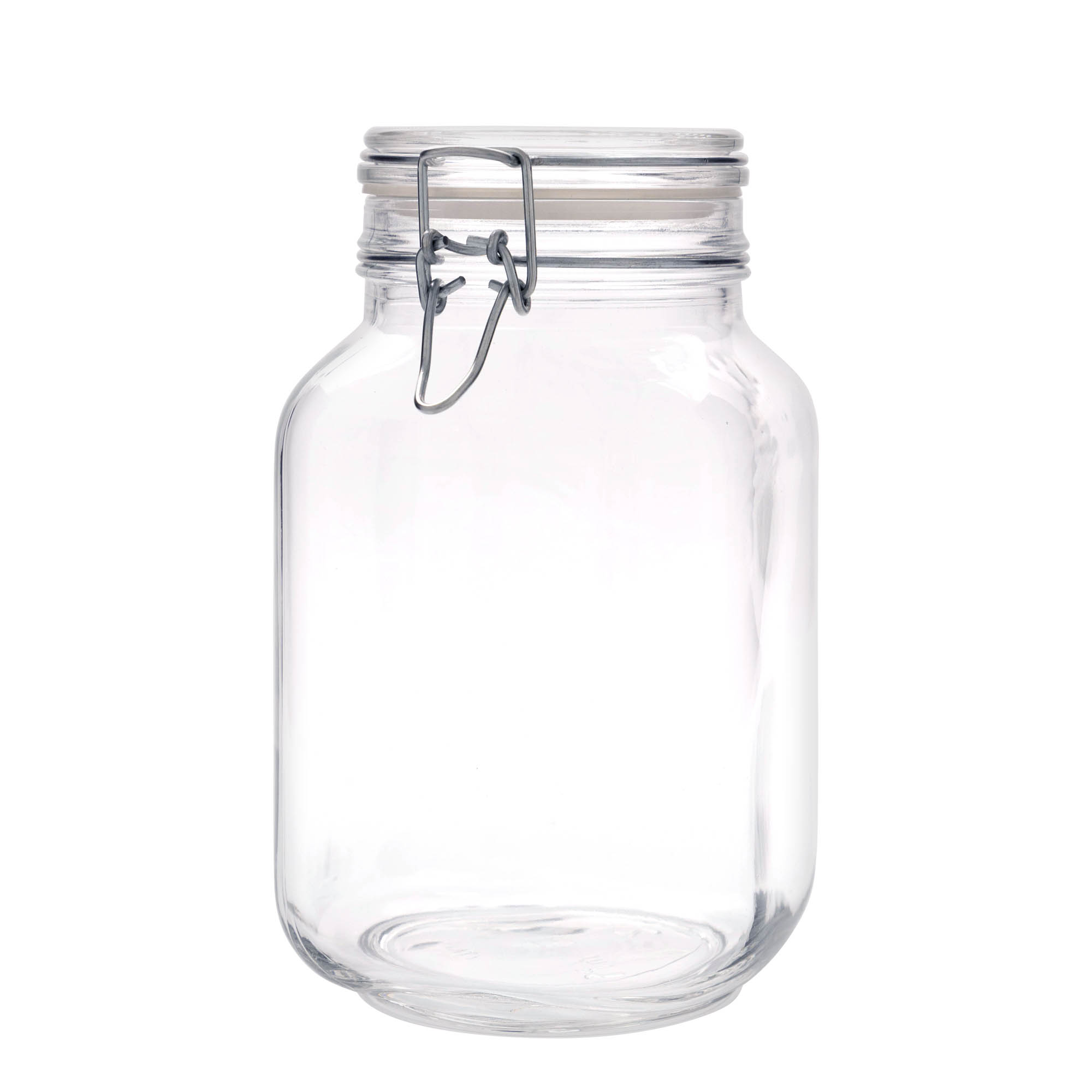 Βάζο με καπάκι με κλιπ 'Fido' 2.000 ml, τετράγωνο, στόμιο: καπάκι με κλιπ