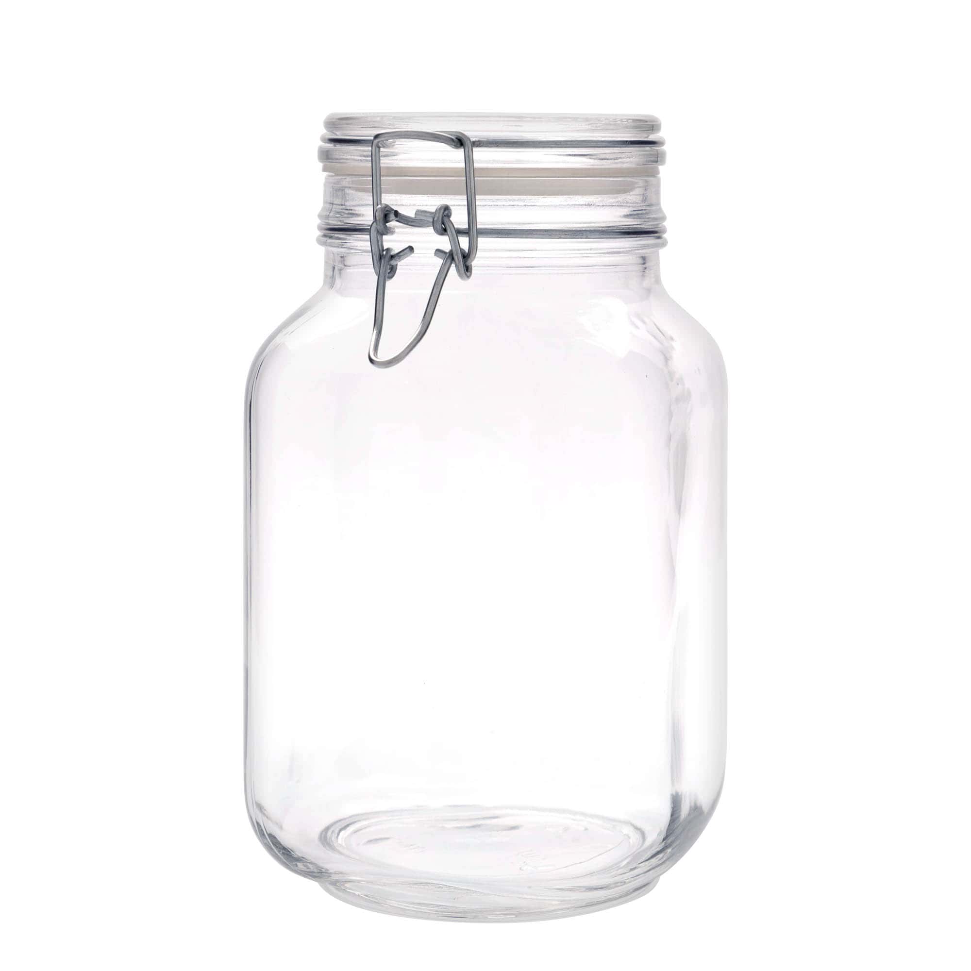 Βάζο με καπάκι με κλιπ 'Fido' 2.000 ml, τετράγωνο, στόμιο: καπάκι με κλιπ