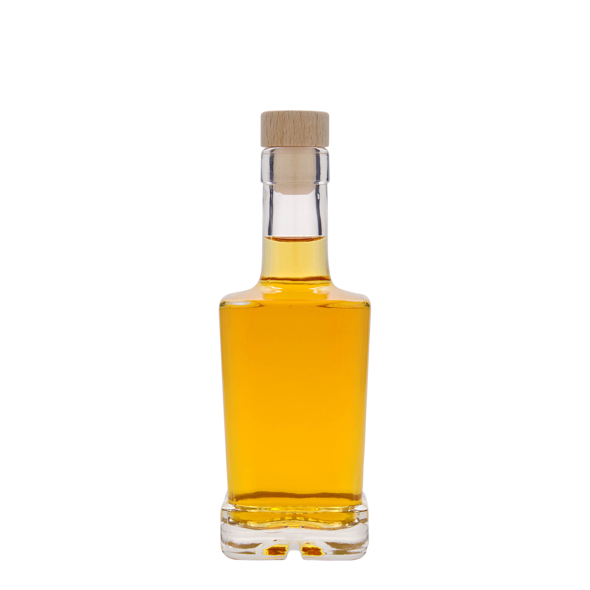 Γυάλινο μπουκάλι 'Rene' 250 ml, τετράγωνο, στόμιο: φελλός