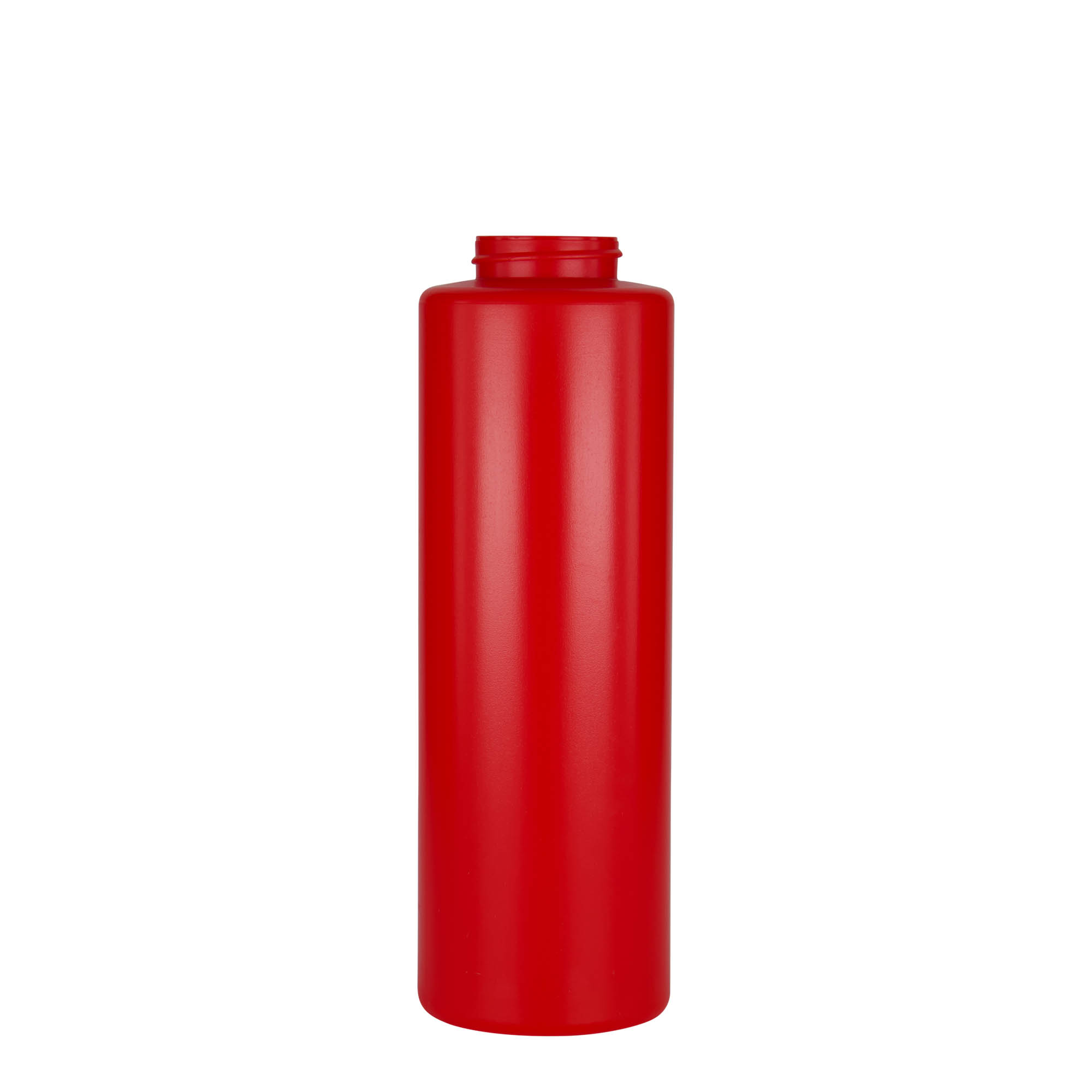Μπουκάλι για σως 500 ml, πλαστικό LDPE, κόκκινο, στόμιο: GPI 38/400 Μπουκάλι για σως 500 ml, πλαστικό LDPE, κόκκινο, στόμιο: GPI 38/400