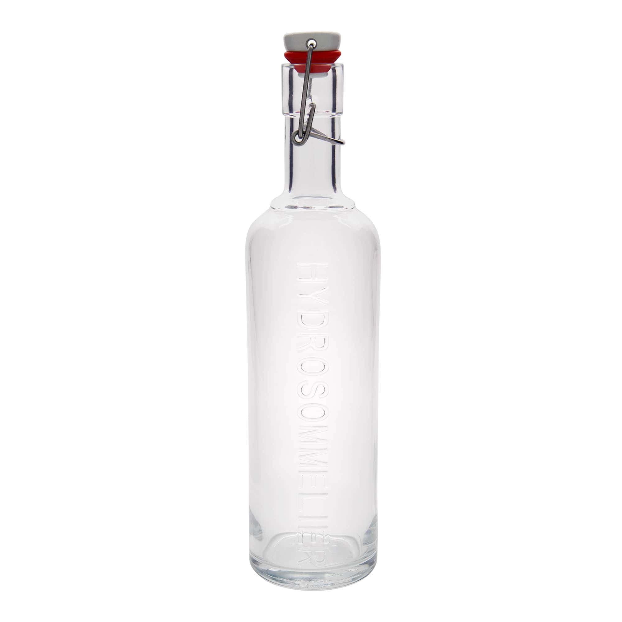 1.000 ml γυάλινο μπουκάλι 'Optima Hydrosommelier', στόμιο: κλείσιμο με μεταλλικό κλιπ