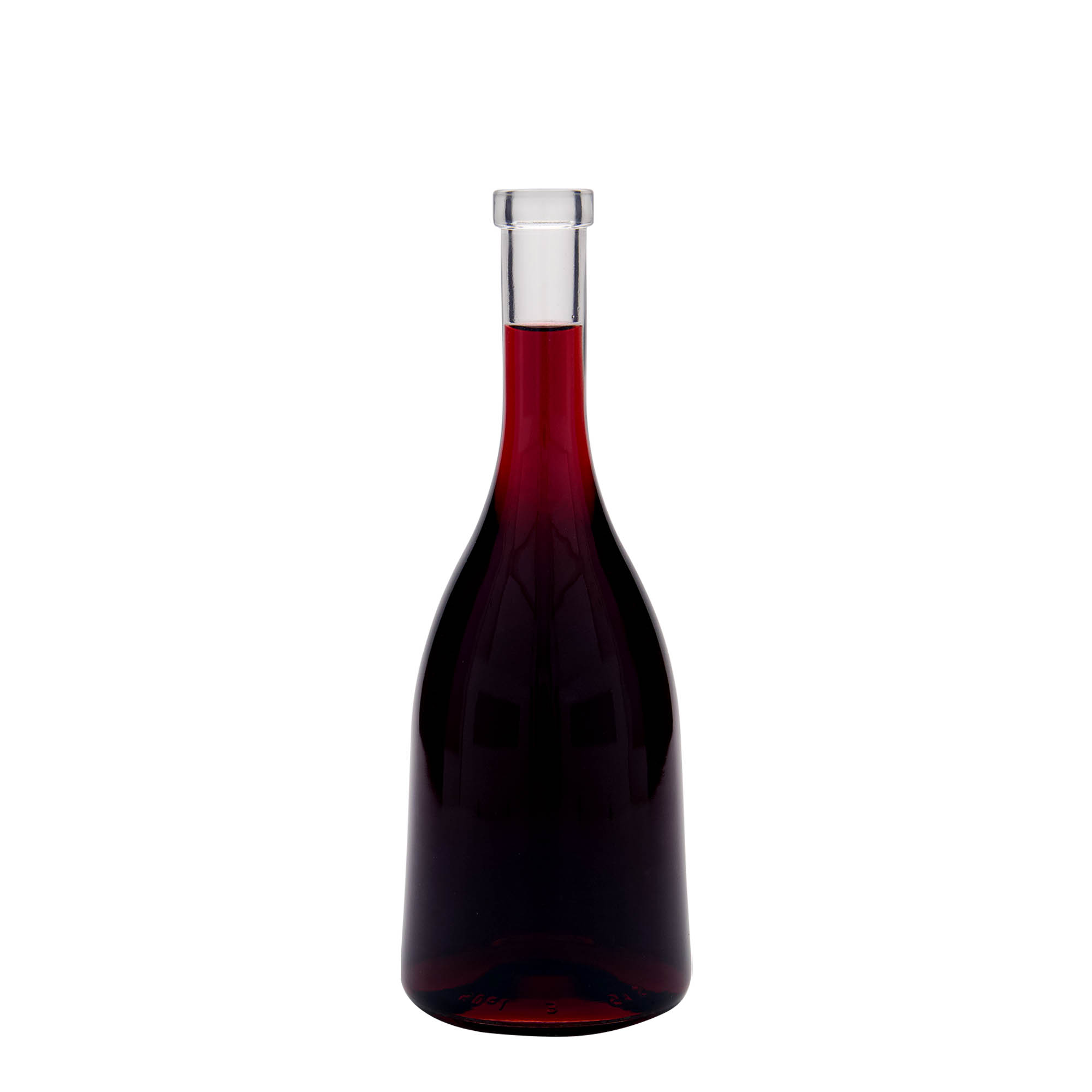 Γυάλινο μπουκάλι 'Rustica' 500 ml, στόμιο: φελλός