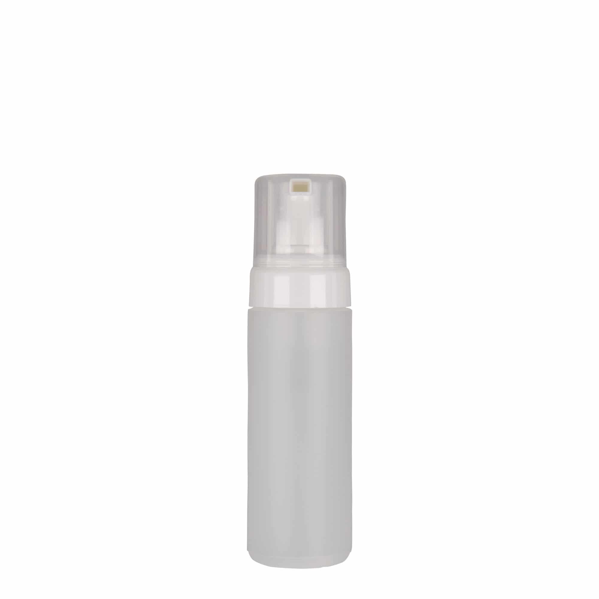 Μπουκάλι με στόμιο ροής 'Foamer' 150 ml, πλαστικό PE, φυσικό χρώμα, στόμιο: βιδωτό πώμα