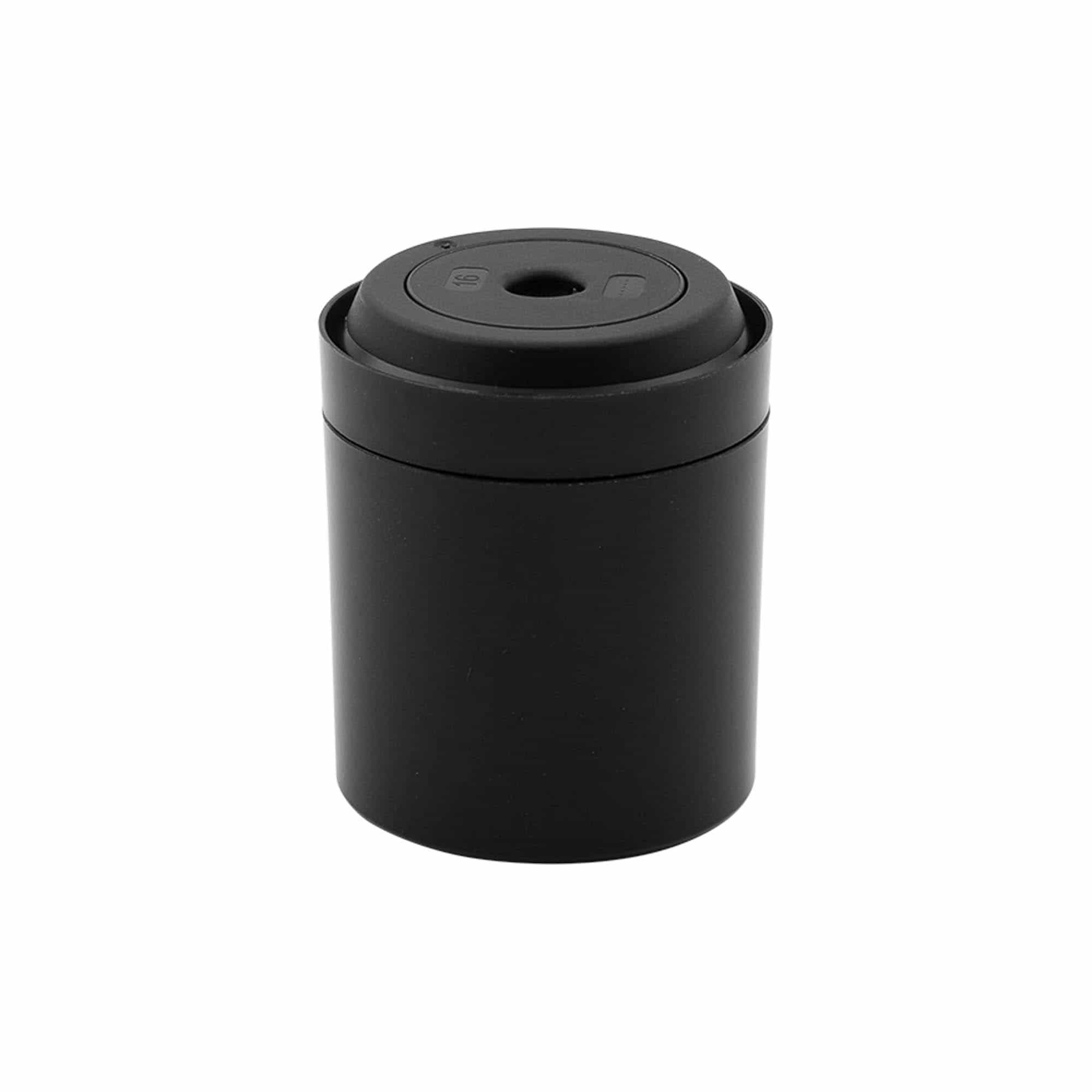 Κεφαλή αντλίας Airless Dispenser 'Mezzo', πλαστικό PP, μαύρη