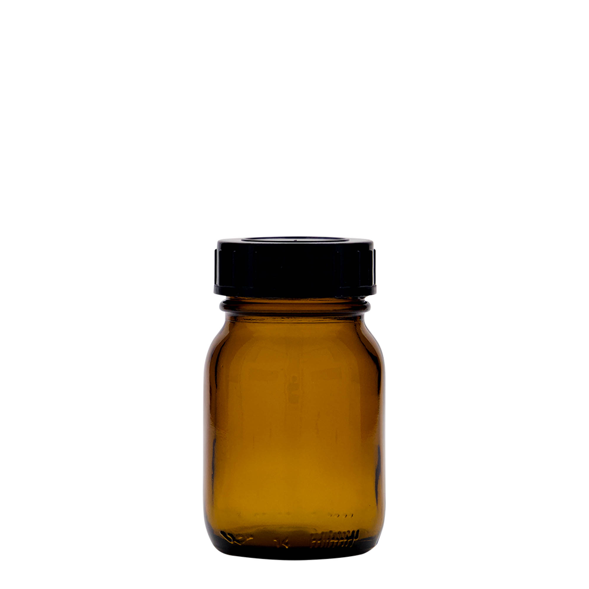 Βάζο με φαρδύ λαιμό 75 ml, καφέ, στόμιο: DIN 40 Βάζο με φαρδύ λαιμό 75 ml, καφέ, στόμιο: DIN 40