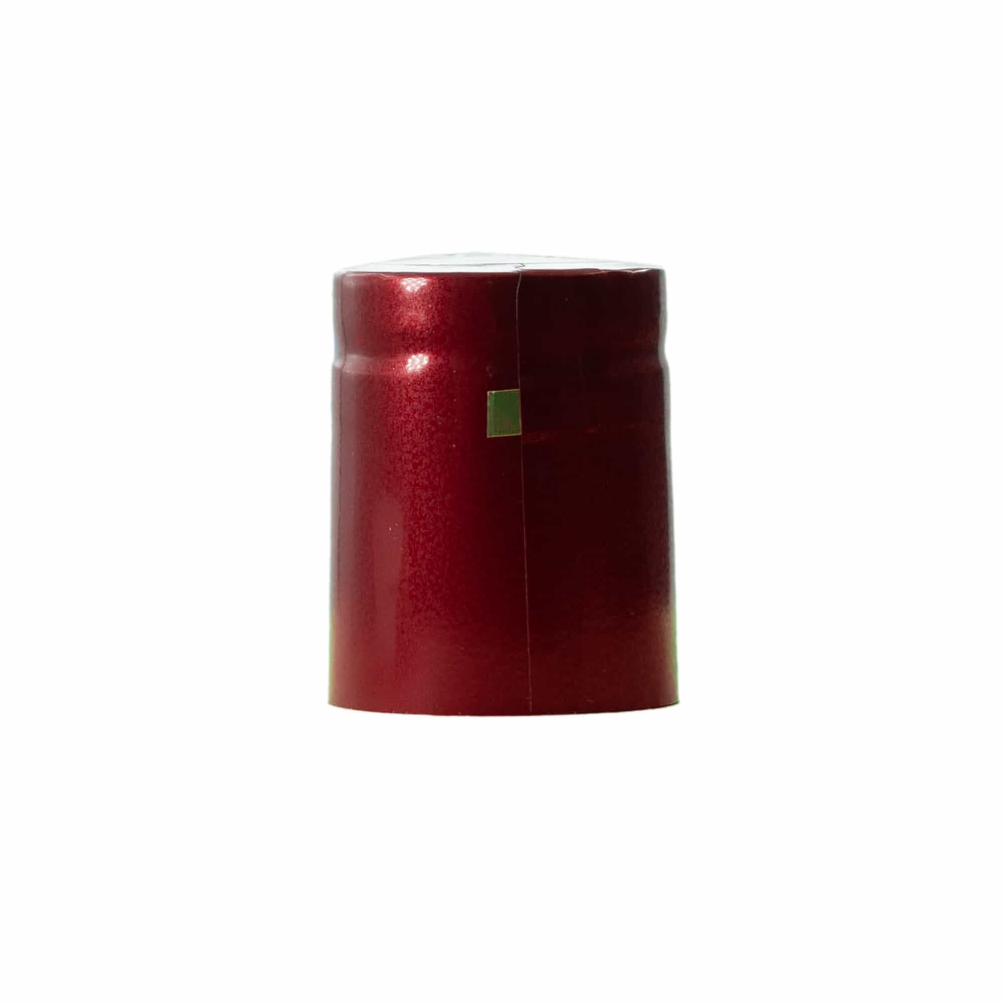 Θερμοσυρρικνούμενη κάψουλα 32x41, πλαστικό PVC, κόκκινο του κρασιού Θερμοσυρρικνούμενη κάψουλα 32x41, πλαστικό PVC, κόκκινο του κρασιού