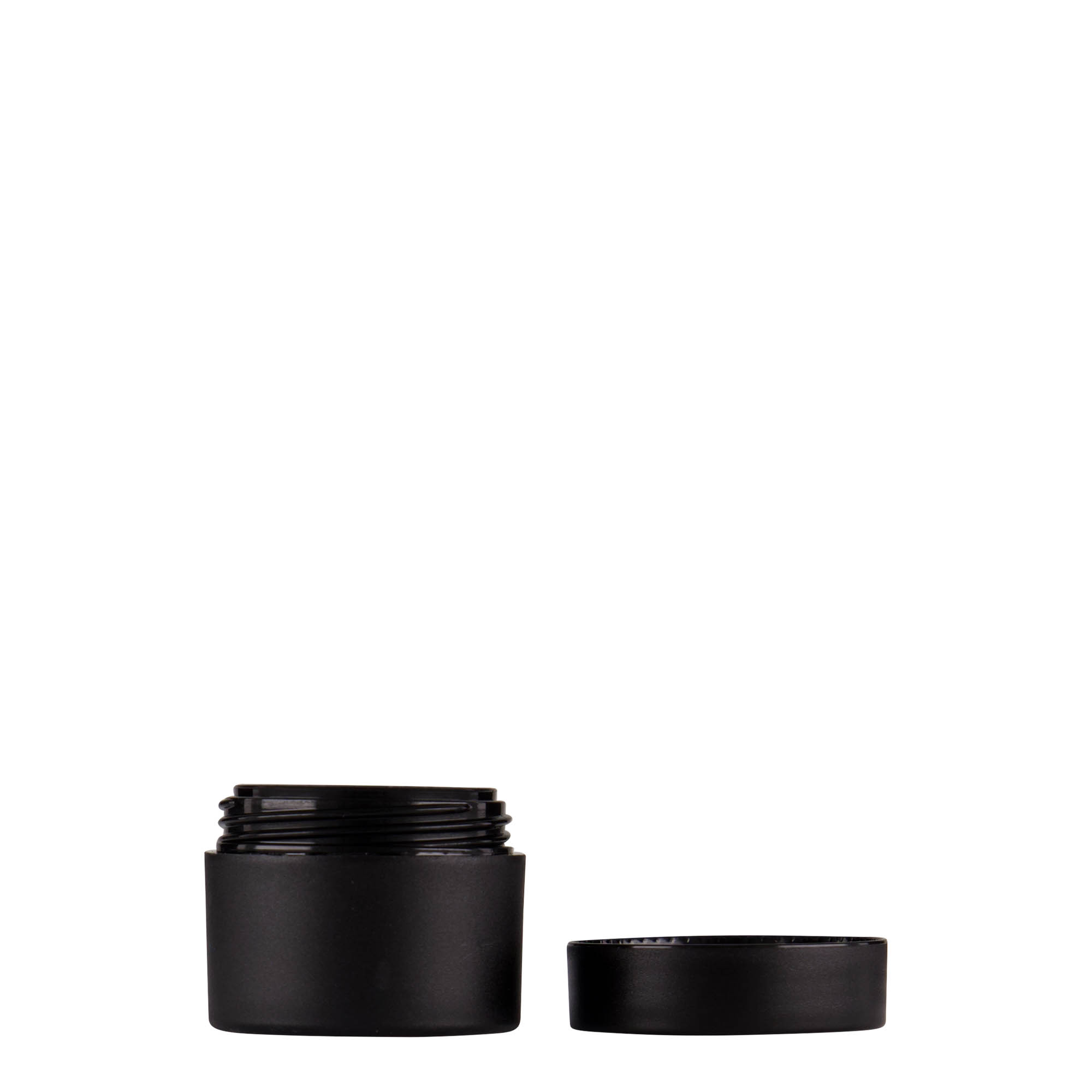 Πλαστικό βάζο 'Antonella' 5 ml, PP, μαύρο, στόμιο: βιδωτό πώμα Πλαστικό βάζο 'Antonella' 5 ml, PP, μαύρο, στόμιο: βιδωτό πώμα