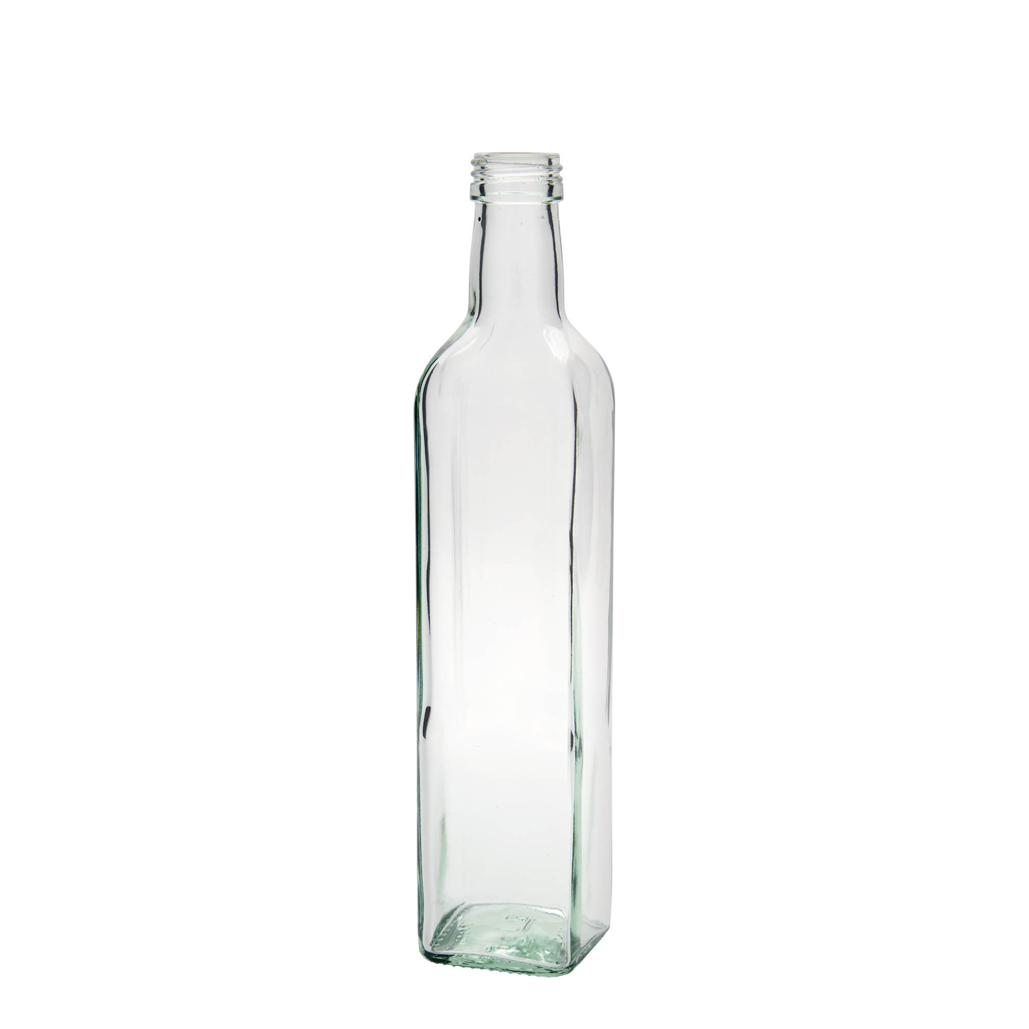 Γυάλινο μπουκάλι 'Marasca' 500 ml, τετράγωνο, στόμιο: PP 31,5
