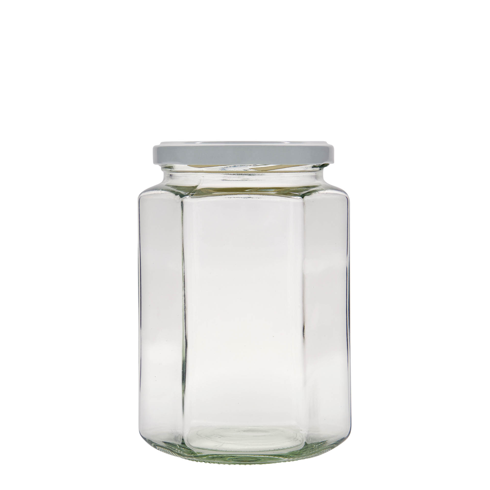 Εξάγωνο βάζο 770 ml, στόμιο: twist-off (TO 82) Εξάγωνο βάζο 770 ml, στόμιο: twist-off (TO 82)