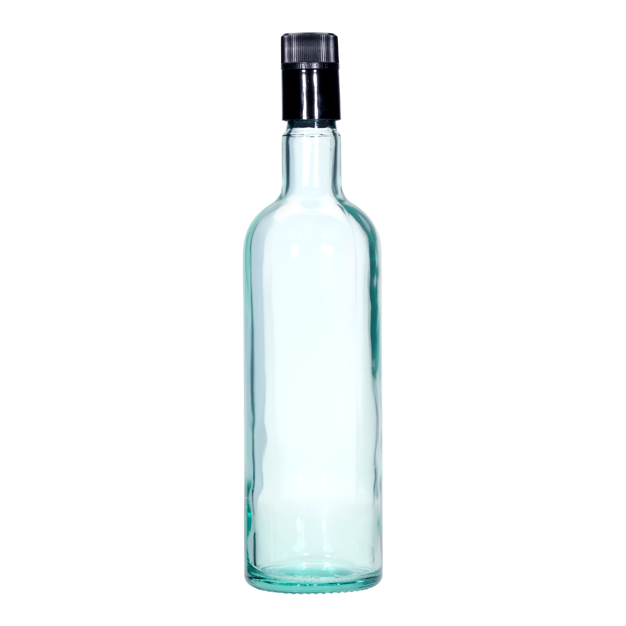 Μπουκάλι για ξίδι/λάδι 'Willy New' 750 ml, γυάλινο, ανοιχτό πράσινο, στόμιο: DOP
