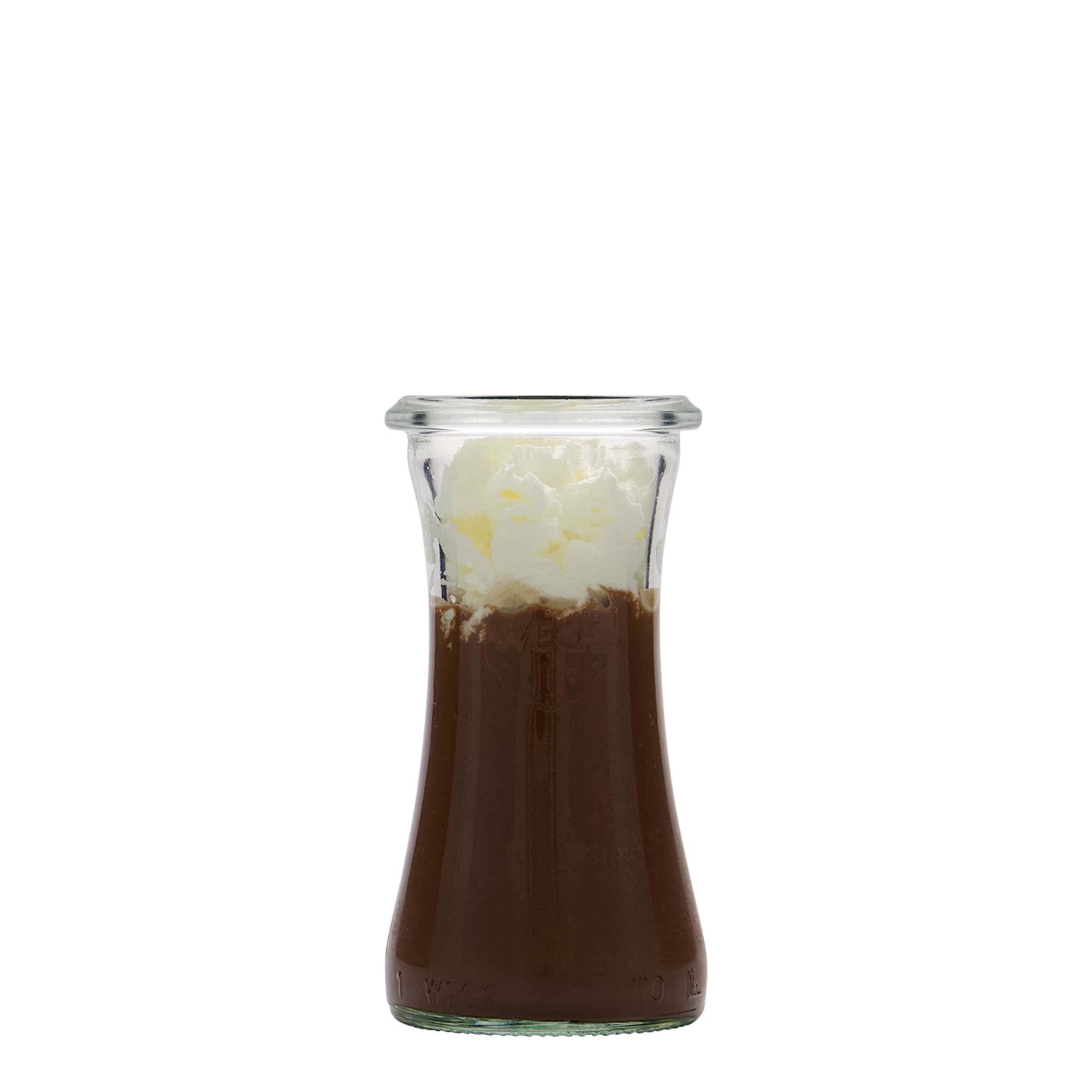 Βάζο για εκλεκτά τρόφιμα WECK 110 ml, στόμιο: στρογγυλεμένο χείλος Βάζο για εκλεκτά τρόφιμα WECK 110 ml, στόμιο: στρογγυλεμένο χείλος