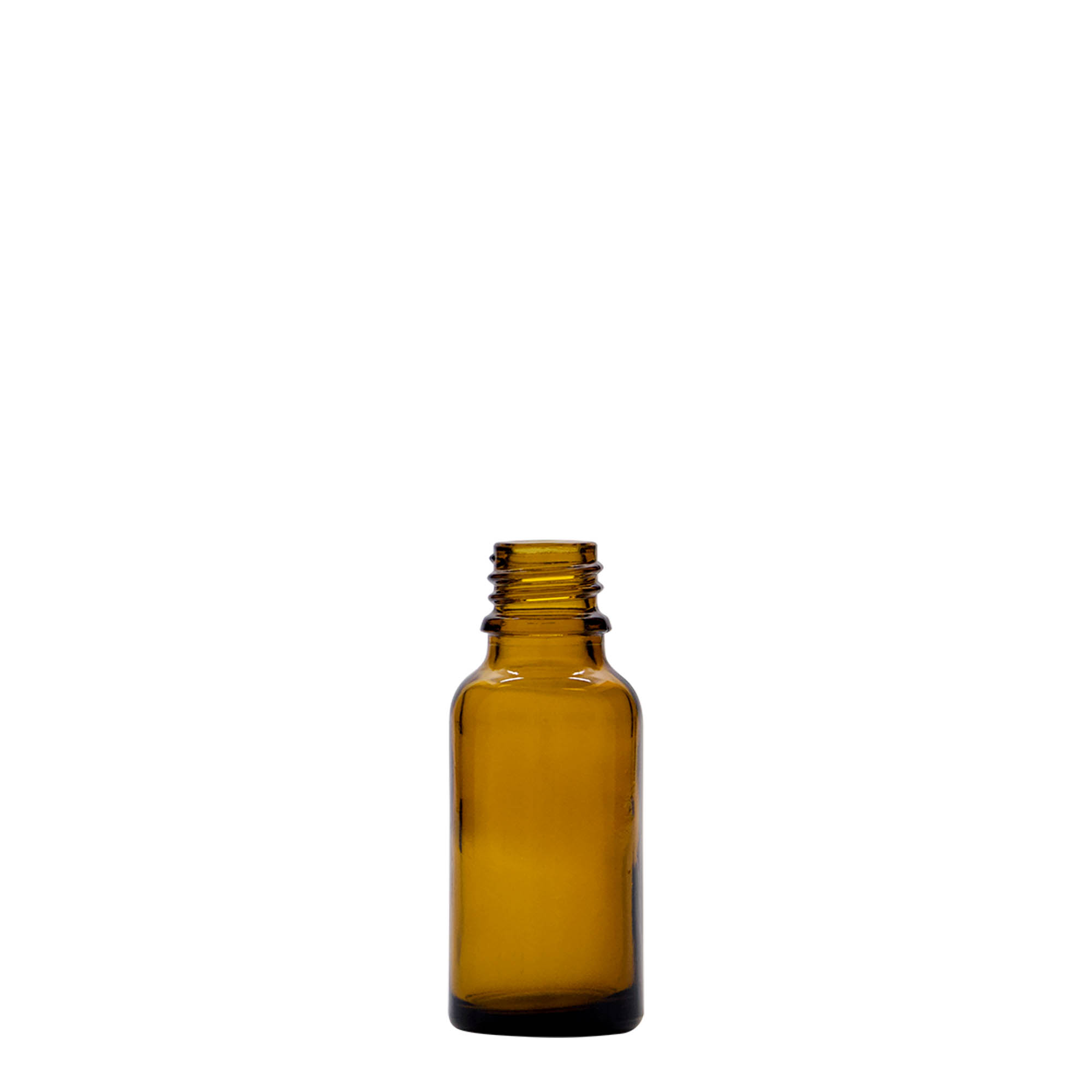 Μπουκάλι φαρμάκου 20 ml, γυάλινο, καφέ, στόμιο: DIN 18