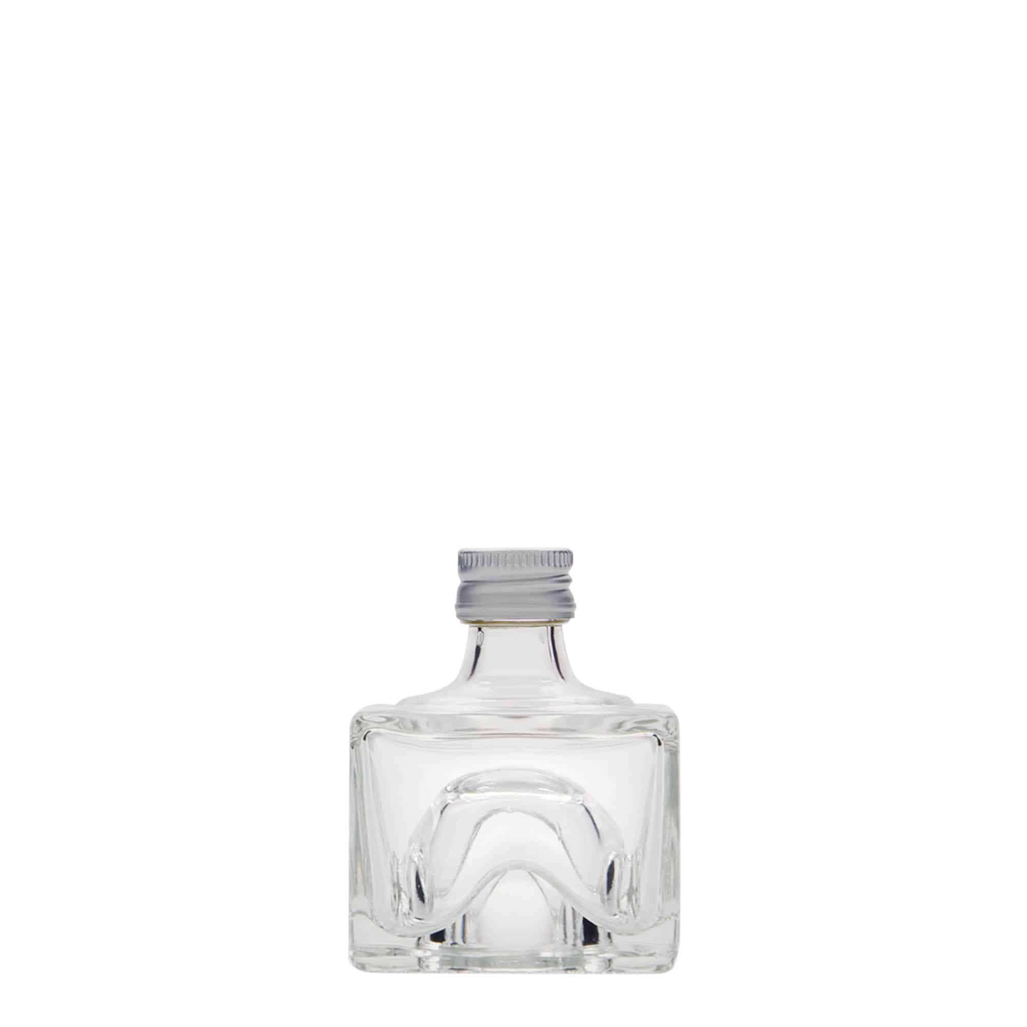 Γυάλινο μπουκάλι 'Cocolores' 40 ml, τετράγωνο, στόμιο: PP 18