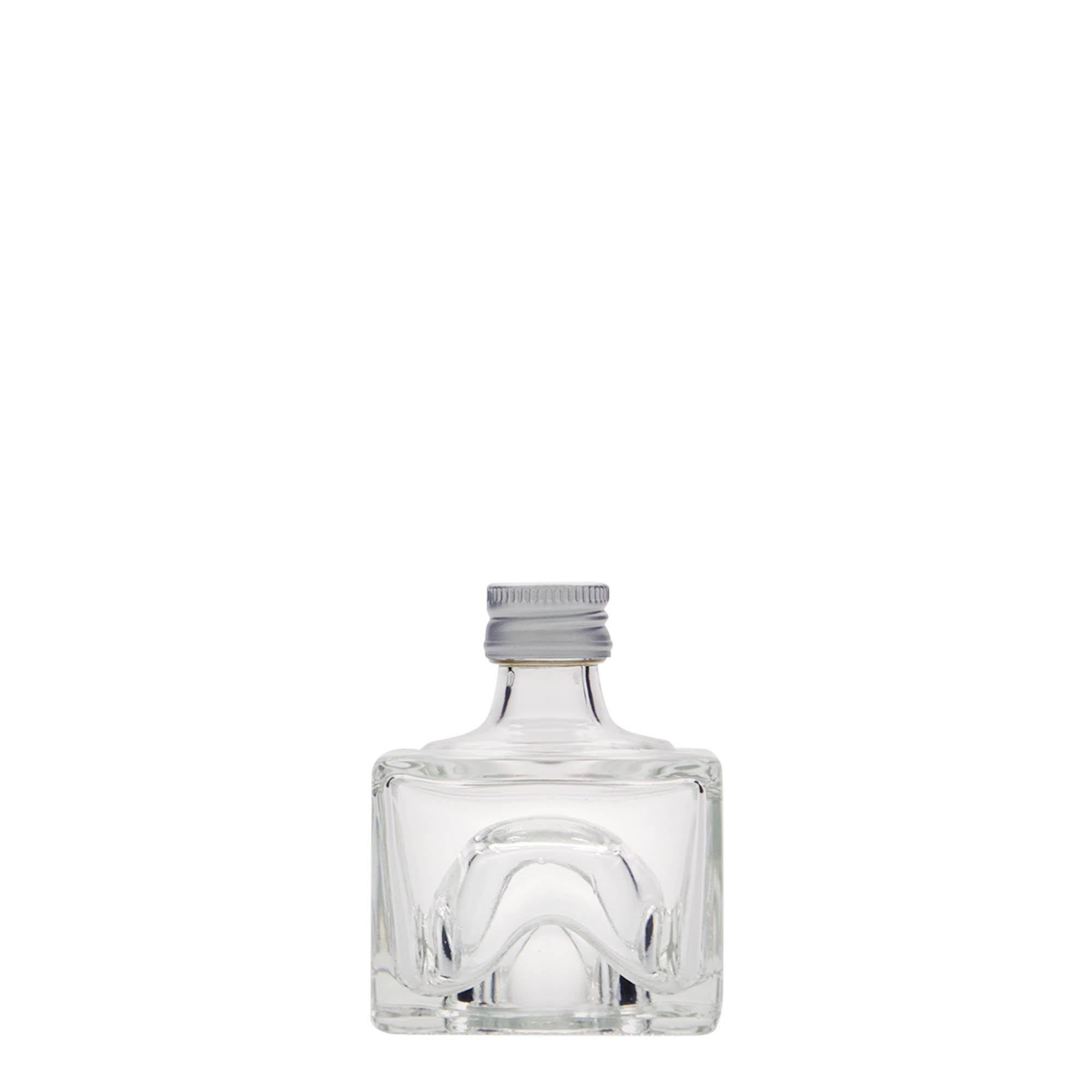 Γυάλινο μπουκάλι 'Cocolores' 40 ml, τετράγωνο, στόμιο: PP 18