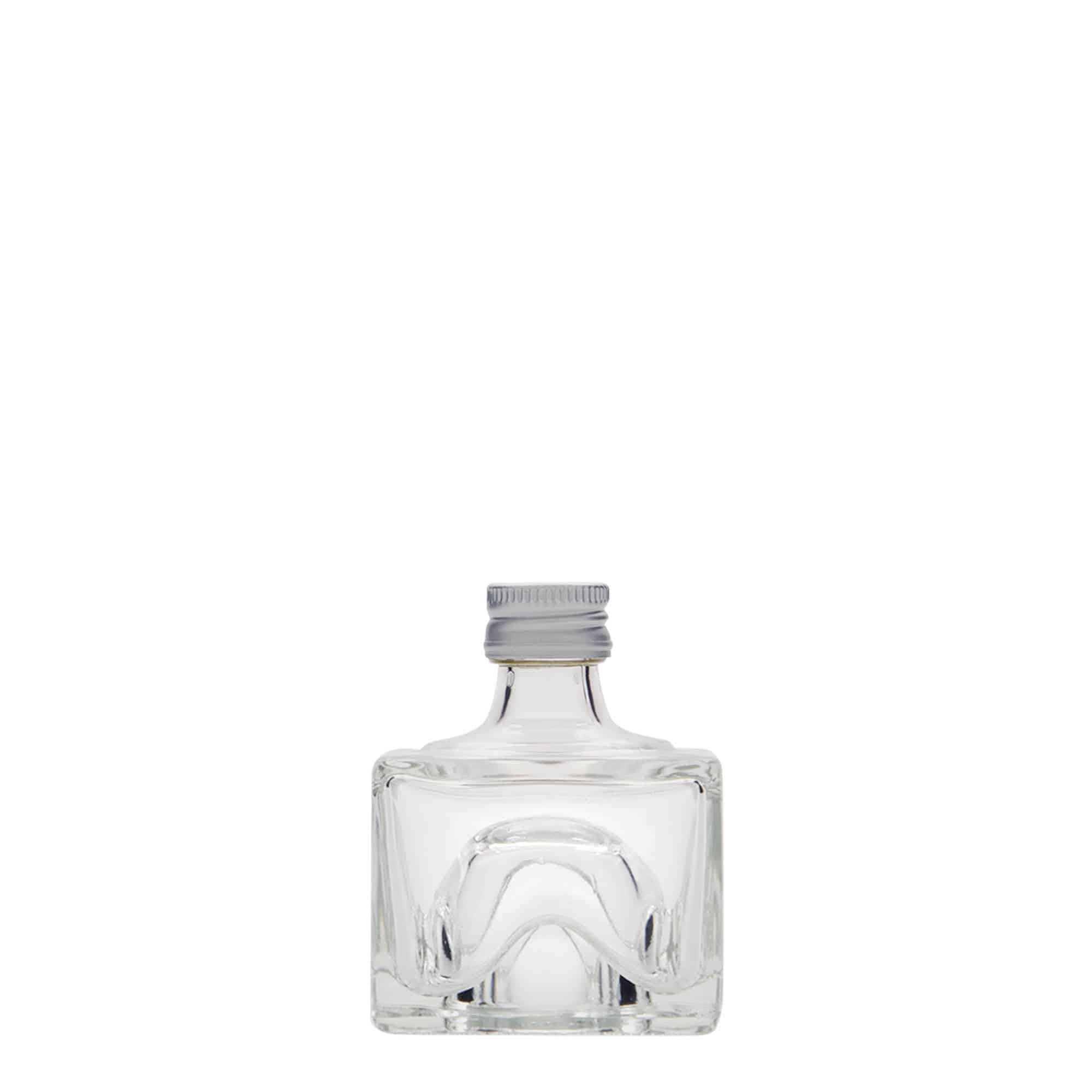 Γυάλινο μπουκάλι 'Cocolores' 40 ml, τετράγωνο, στόμιο: PP 18