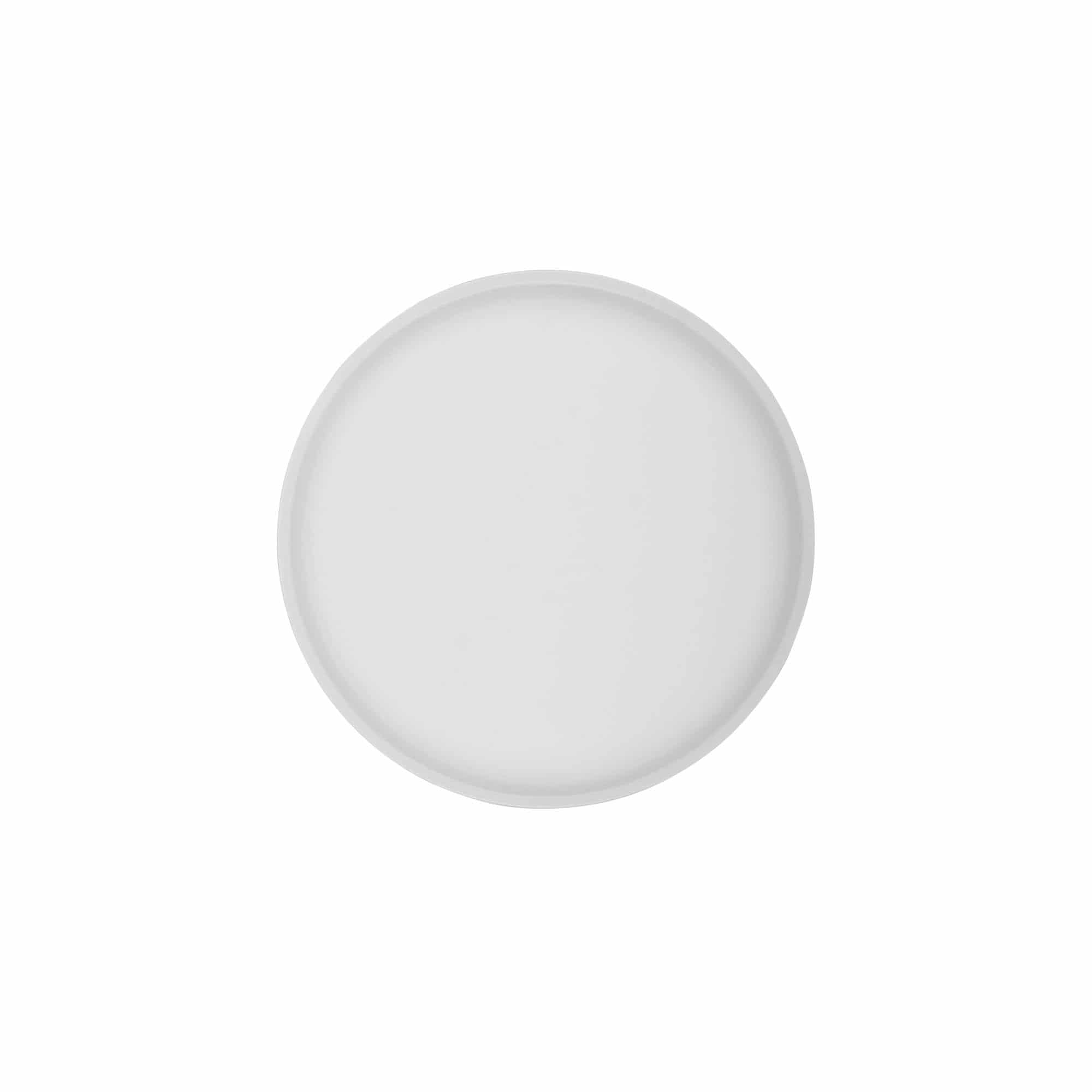Βιδωτό πώμα 'Clear/Platin Edition', πλαστικό PP, λευκό, για στόμιο: 70/2P