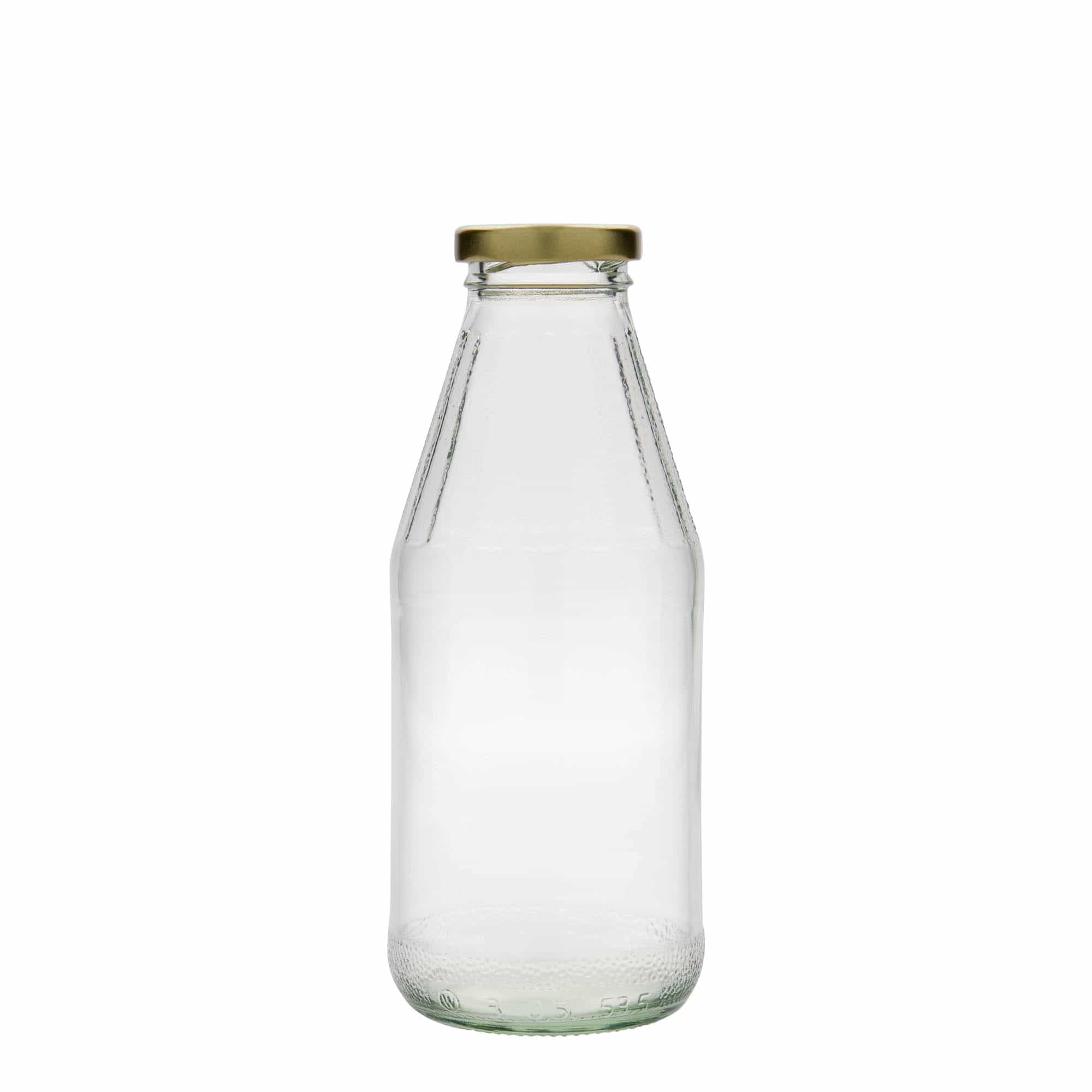 Μπουκάλι γενικής χρήσης με φαρδύ λαιμό 500 ml, γυάλινο, στόμιο: twist-off (TO 43)