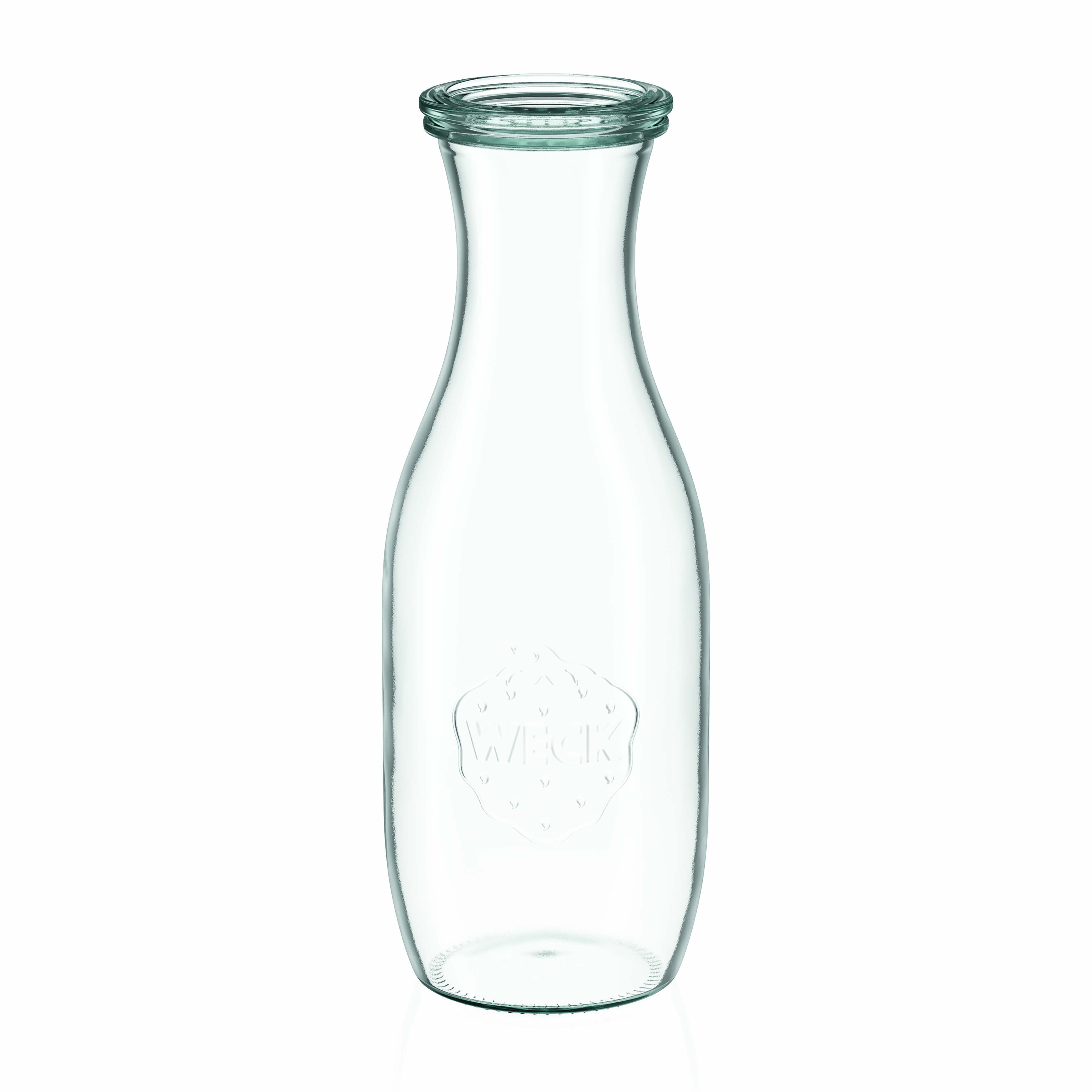 1.000 ml φιάλη χυμού WECK, στόμιο: στρογγυλή άκρη