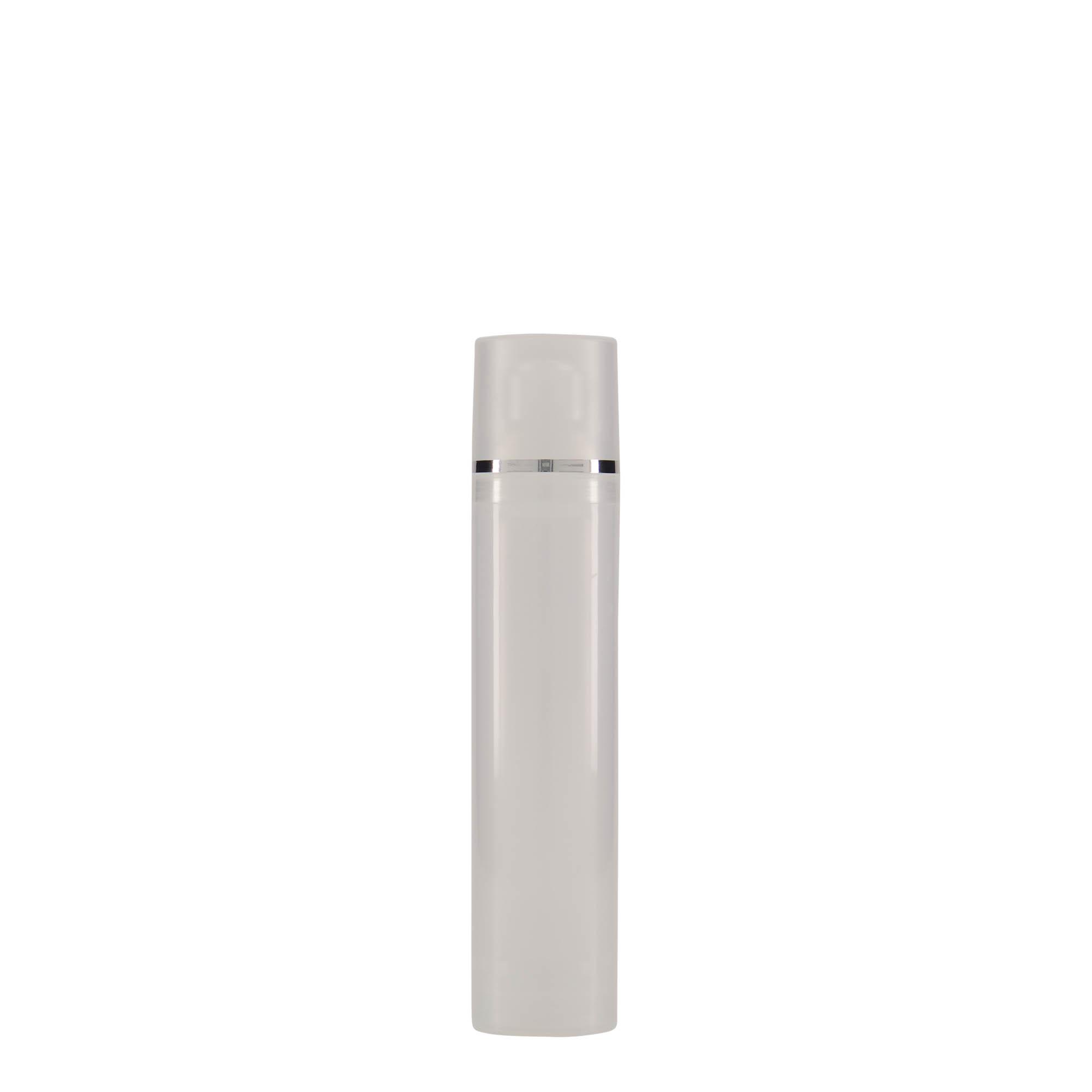 Airless Dispenser 'Mezzo' 100 ml, πλαστικό PP, φυσικό χρώμα