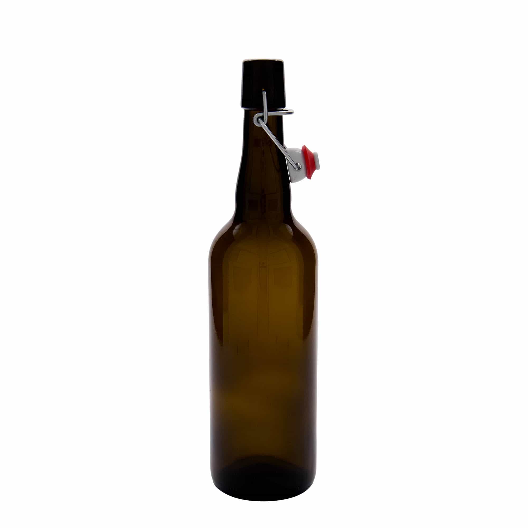 Μπουκάλι βελγικής μπύρας 750 ml, γυάλινο, καφέ, στόμιο: μηχανικό πώμα Μπουκάλι βελγικής μπύρας 750 ml, γυάλινο, καφέ, στόμιο: μηχανικό πώμα