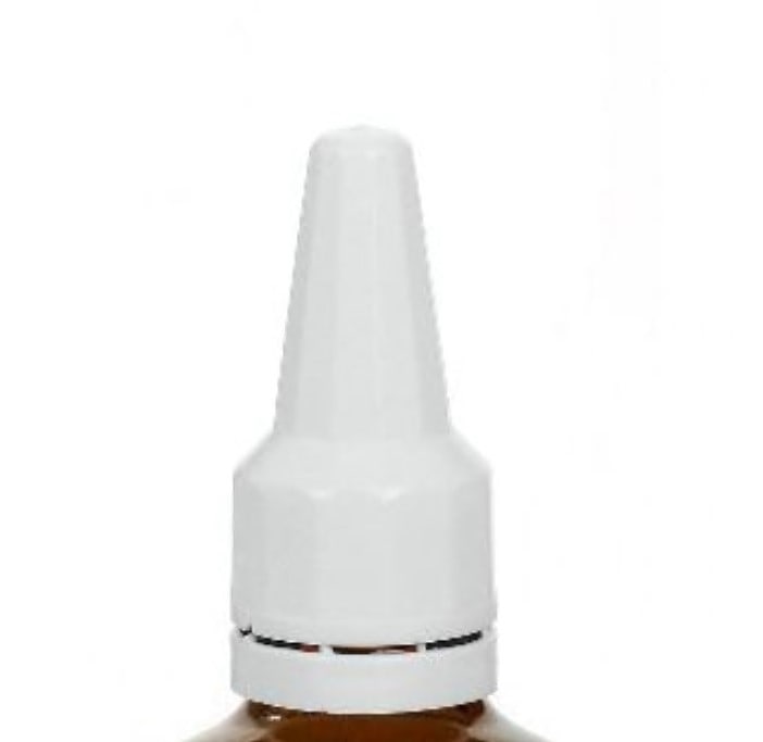 Βιδωτό πώμα με απλικατέρ, πλαστικό PE, λευκό, για στόμιο: DIN 18 Βιδωτό πώμα με απλικατέρ, πλαστικό PE, λευκό, για στόμιο: DIN 18