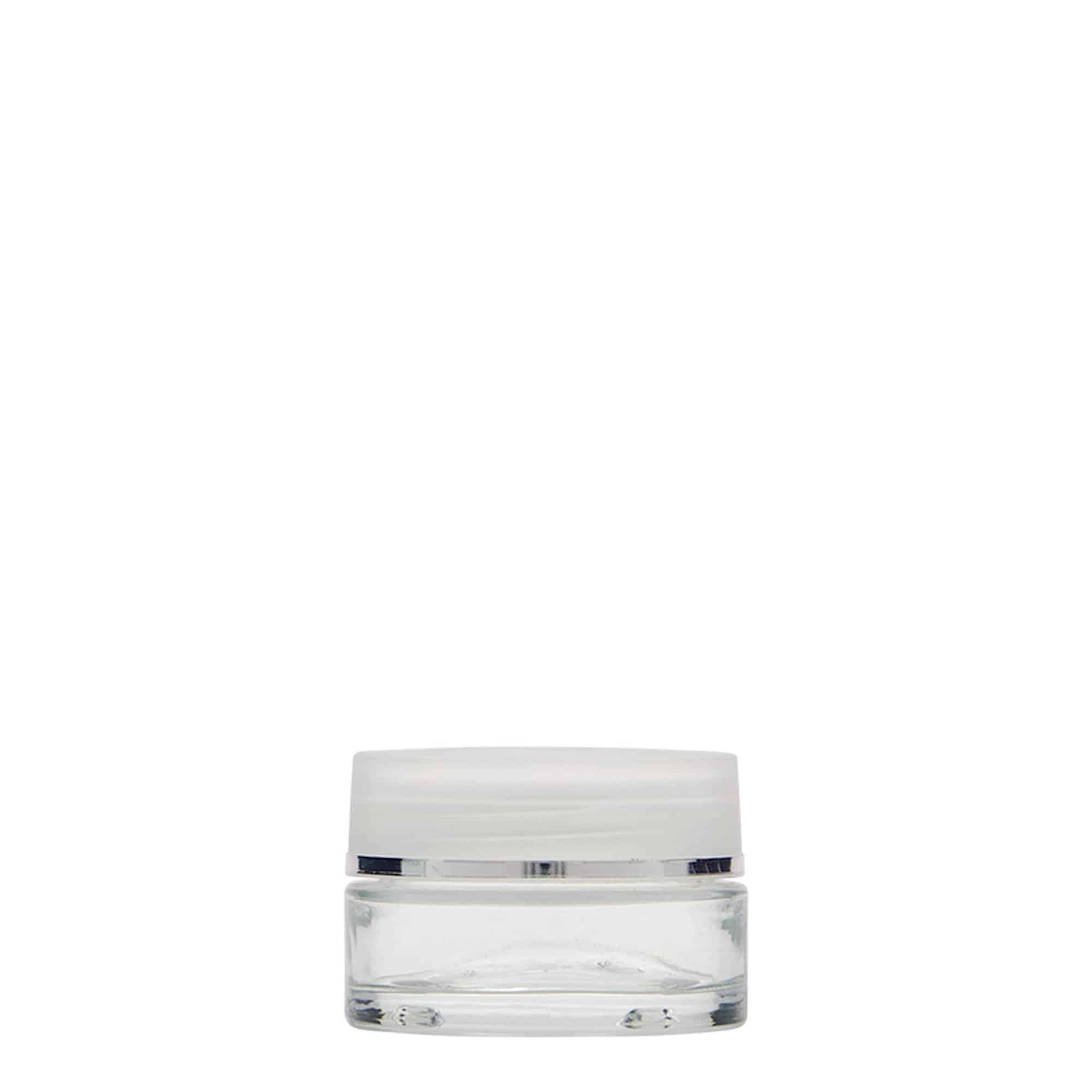 15 ml βαζάκι 'Clear Edition', γυαλί, στόμιο: βιδωτό καπάκι