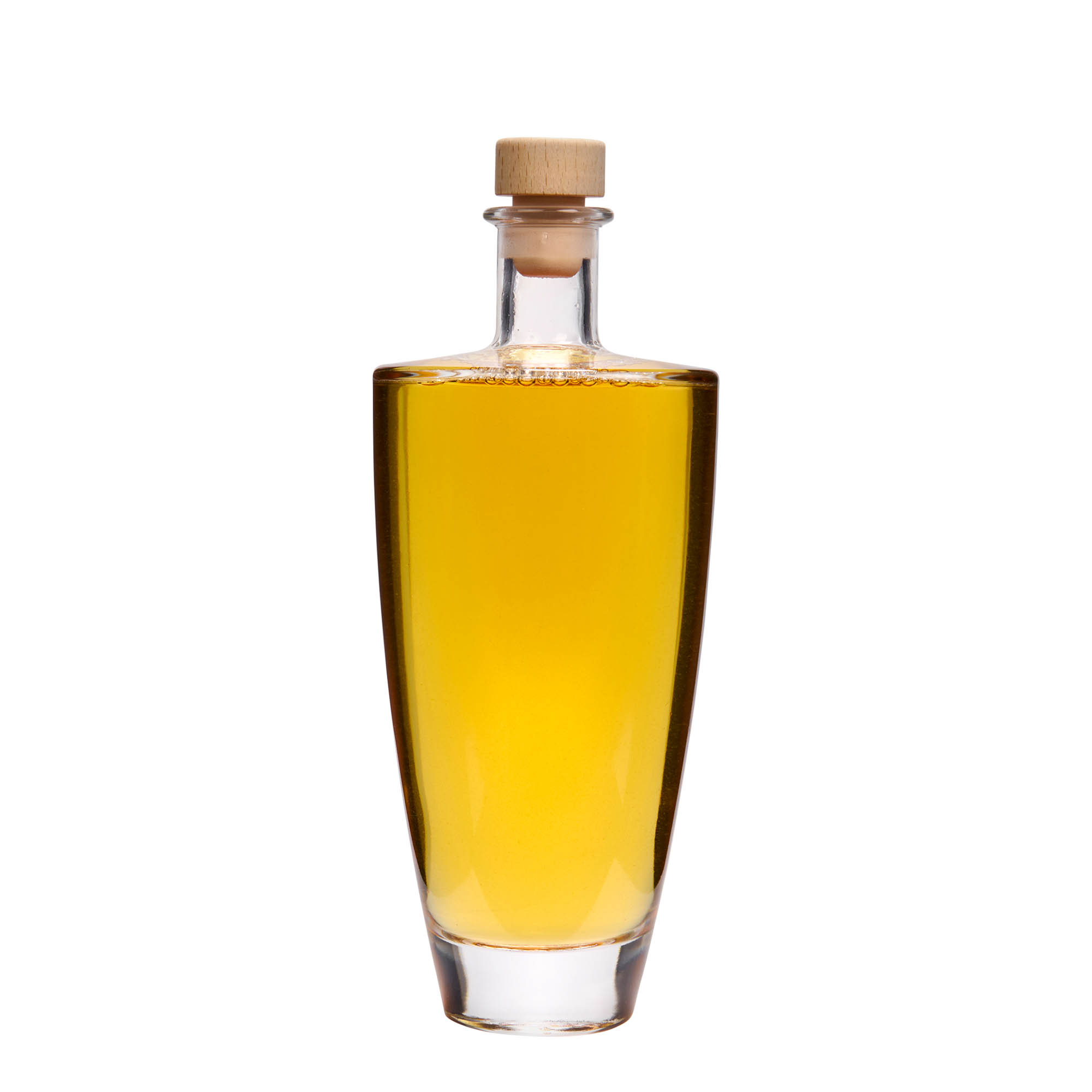 Γυάλινο μπουκάλι 'Vanessa' 500 ml, οβάλ, στόμιο: φελλός