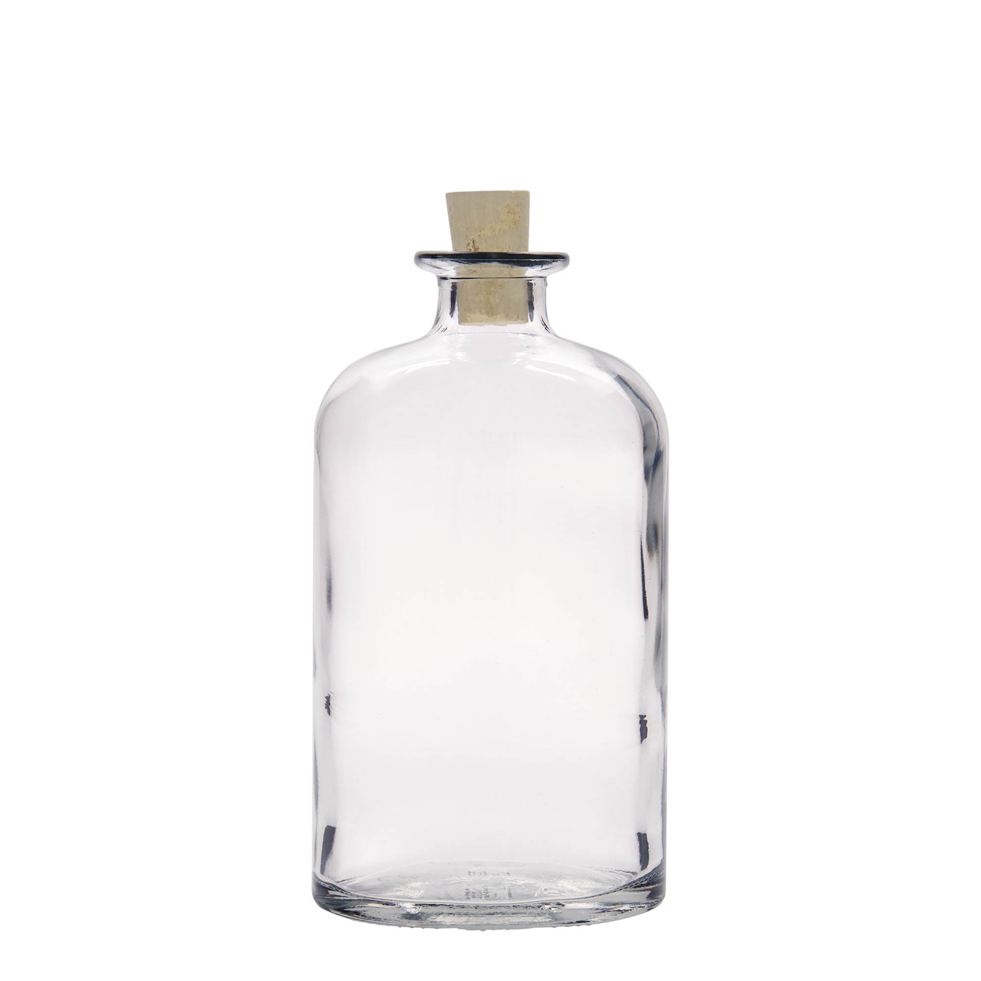 Γυάλινο μπουκάλι 'Dundee' 500 ml, οβάλ, στόμιο: φελλός Γυάλινο μπουκάλι 'Dundee' 500 ml, οβάλ, στόμιο: φελλός