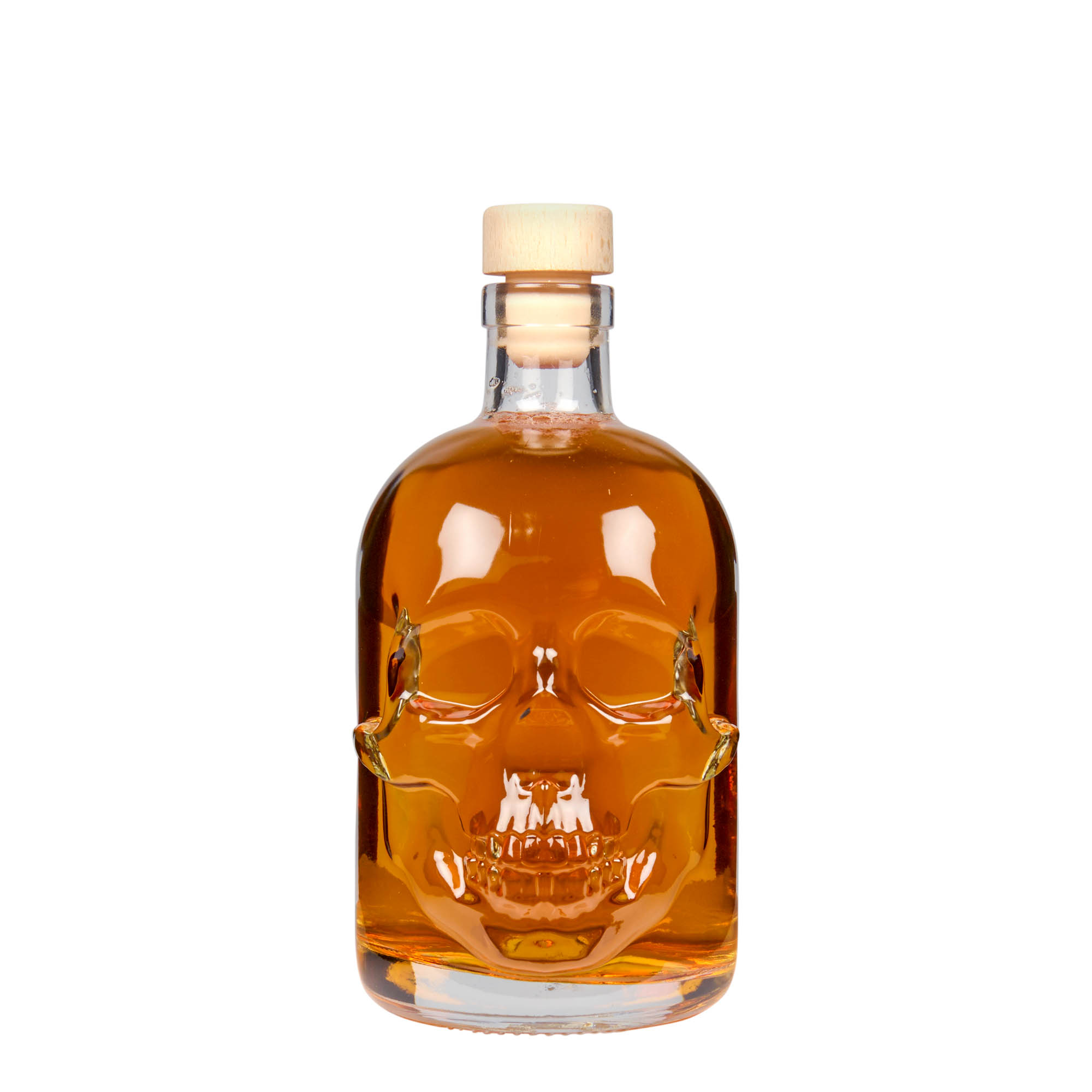 Γυάλινο μπουκάλι 'Νεκροκεφαλή' 500 ml, στόμιο: φελλός Γυάλινο μπουκάλι 'Νεκροκεφαλή' 500 ml, στόμιο: φελλός