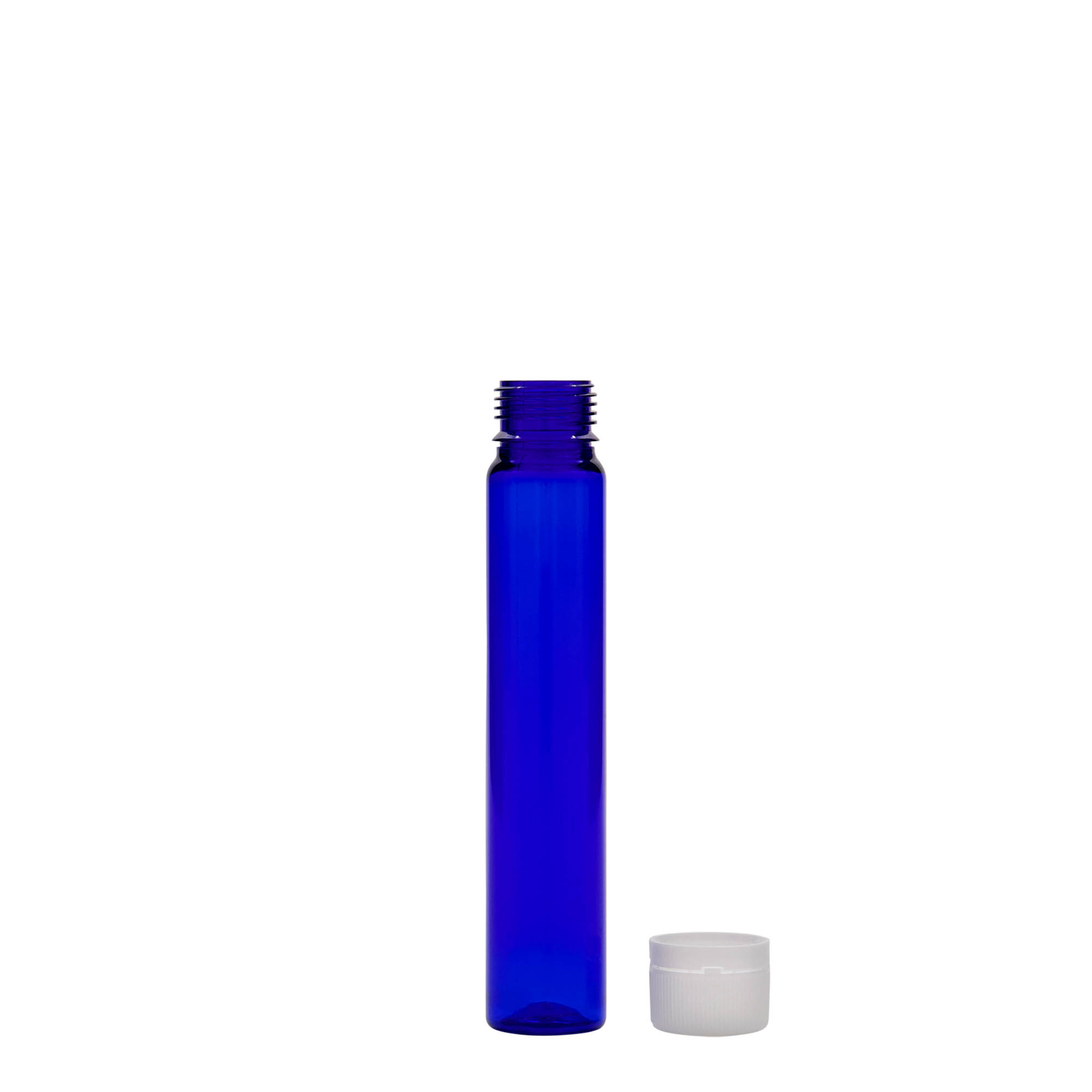 Κύλινδρος PET 25 ml, πλαστικός, μπλε ρουά, στόμιο: βιδωτό πώμα Κύλινδρος PET 25 ml, πλαστικός, μπλε ρουά, στόμιο: βιδωτό πώμα