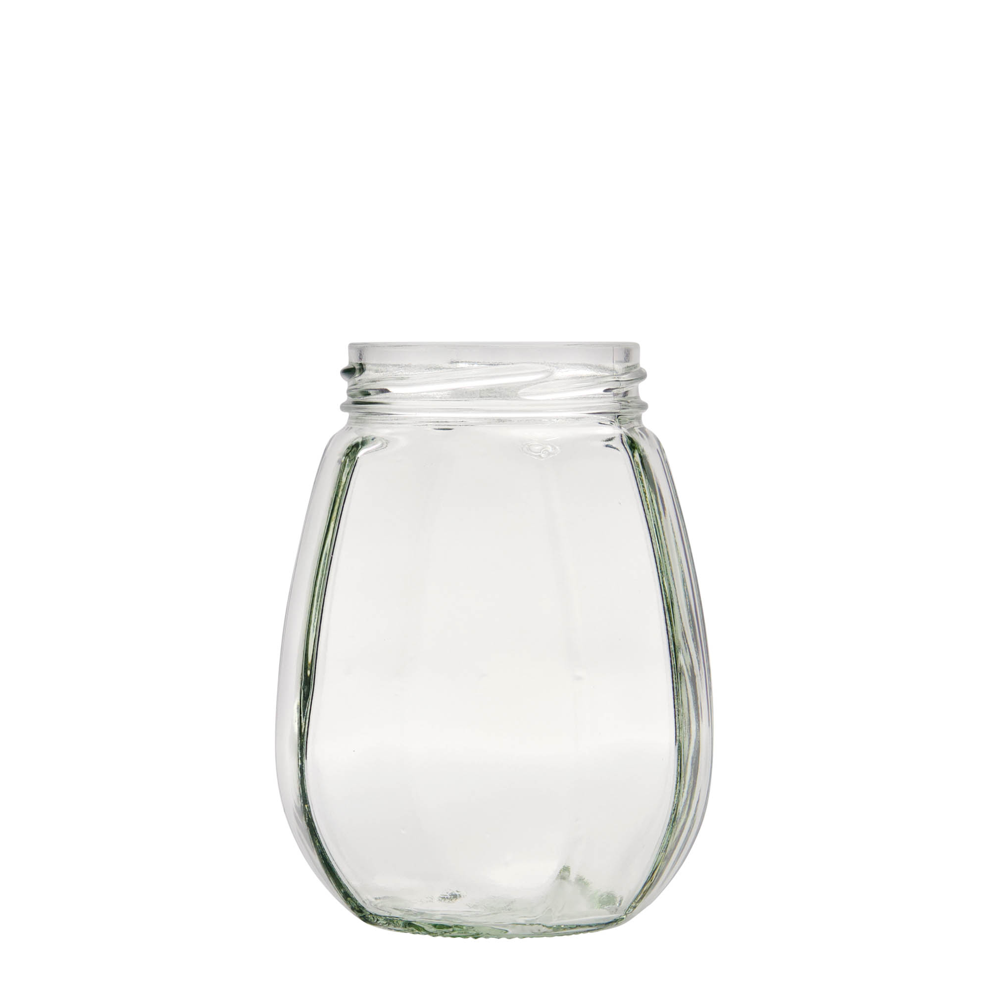 Διακοσμητικό βάζο 385 ml, εξάγωνο, στόμιο: twist-off (TO 63)