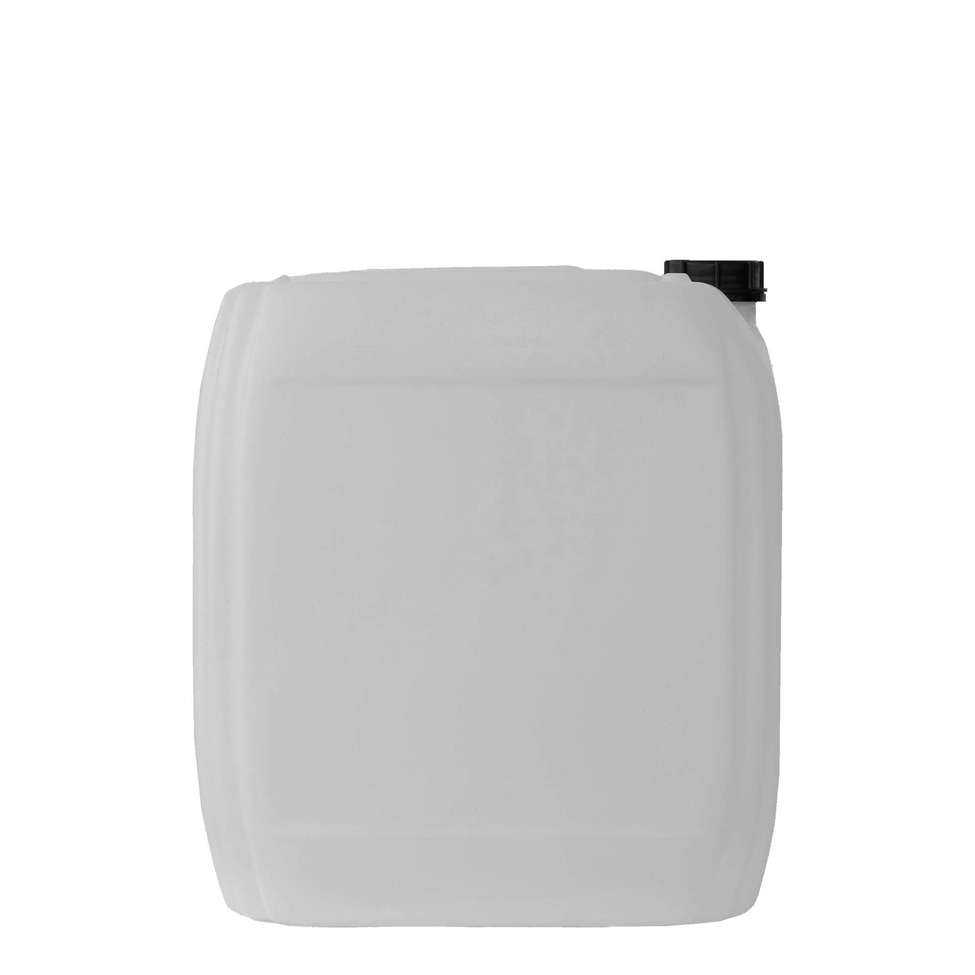 Μπιτόνι 30 l, ορθογώνιο, πλαστικό HDPE, φυσικό χρώμα, στόμιο: ND 60