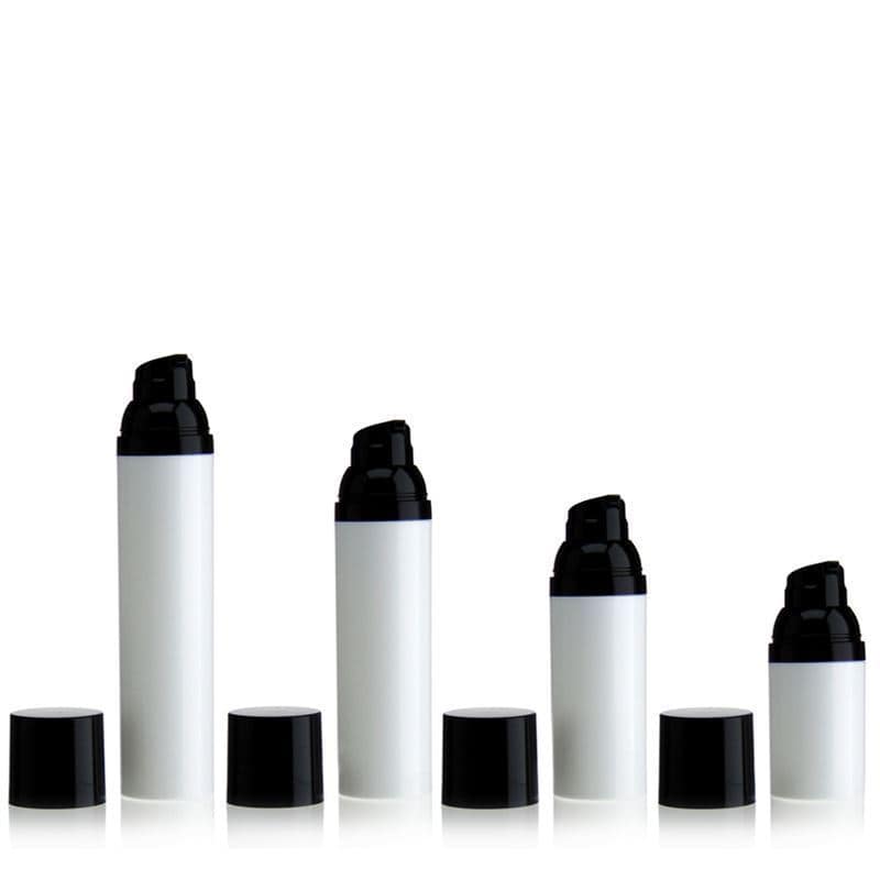 Airless Dispenser 'Mezzo' 100 ml, πλαστικό PP, λευκό