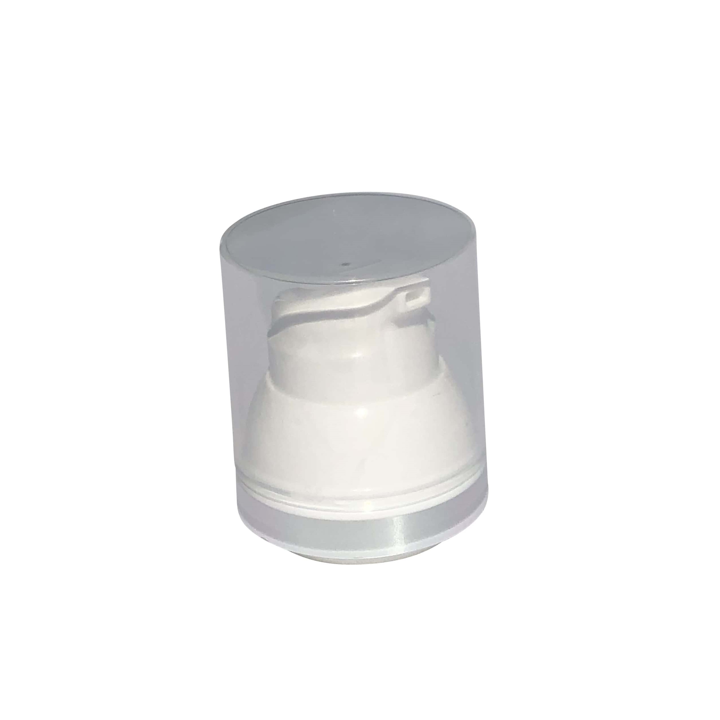 Κεφαλή αντλίας Airless Dispenser 'Mezzo', πλαστικό PP, λευκή