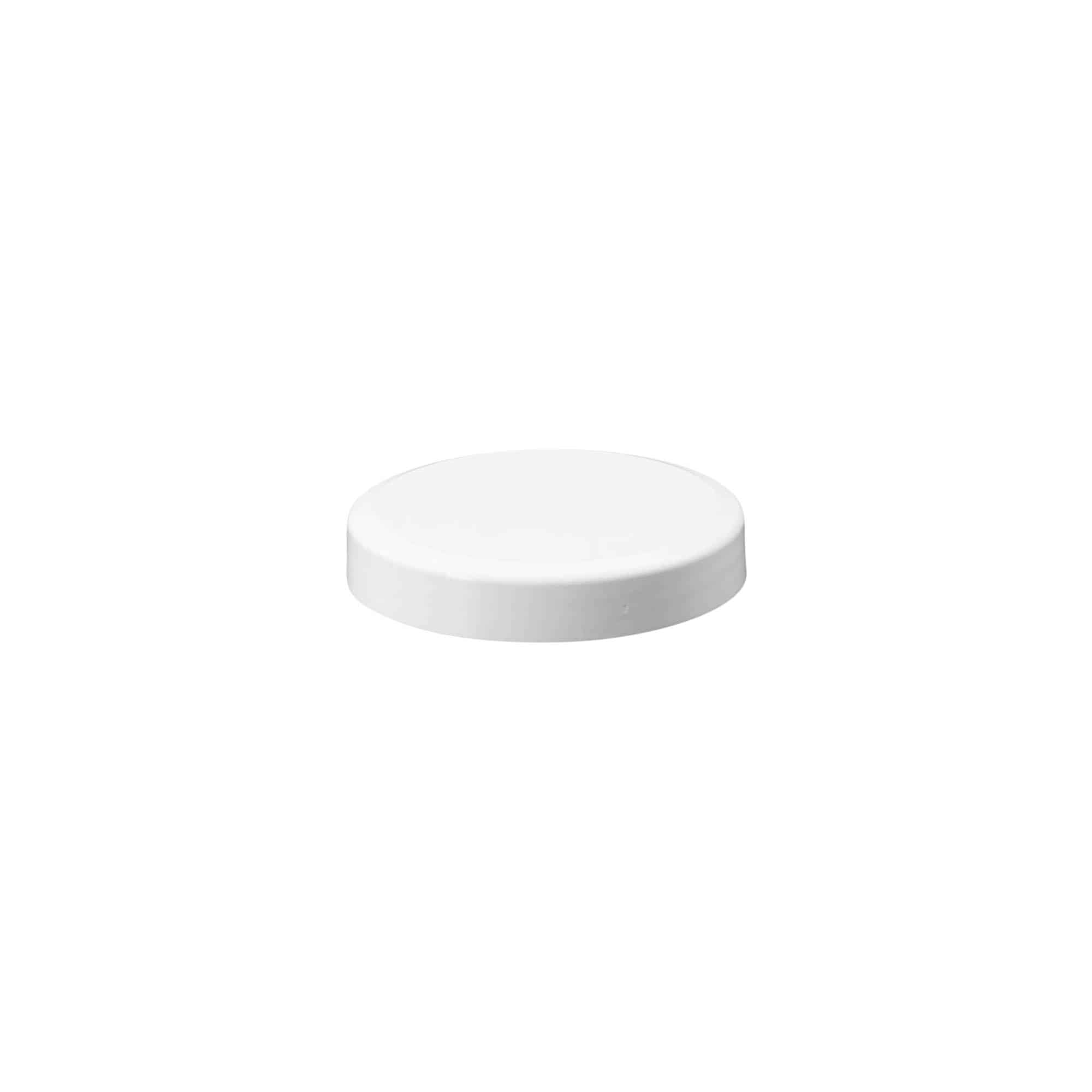 Βιδωτό πώμα 'White Line' 60ml, πλαστικό PP, λευκό