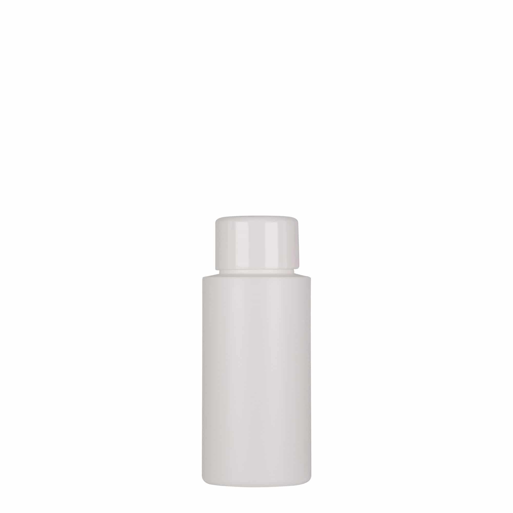 Πλαστικό μπουκάλι 'Pipe' 50 ml, Green HDPE, λευκό, στόμιο: GPI 24/410
